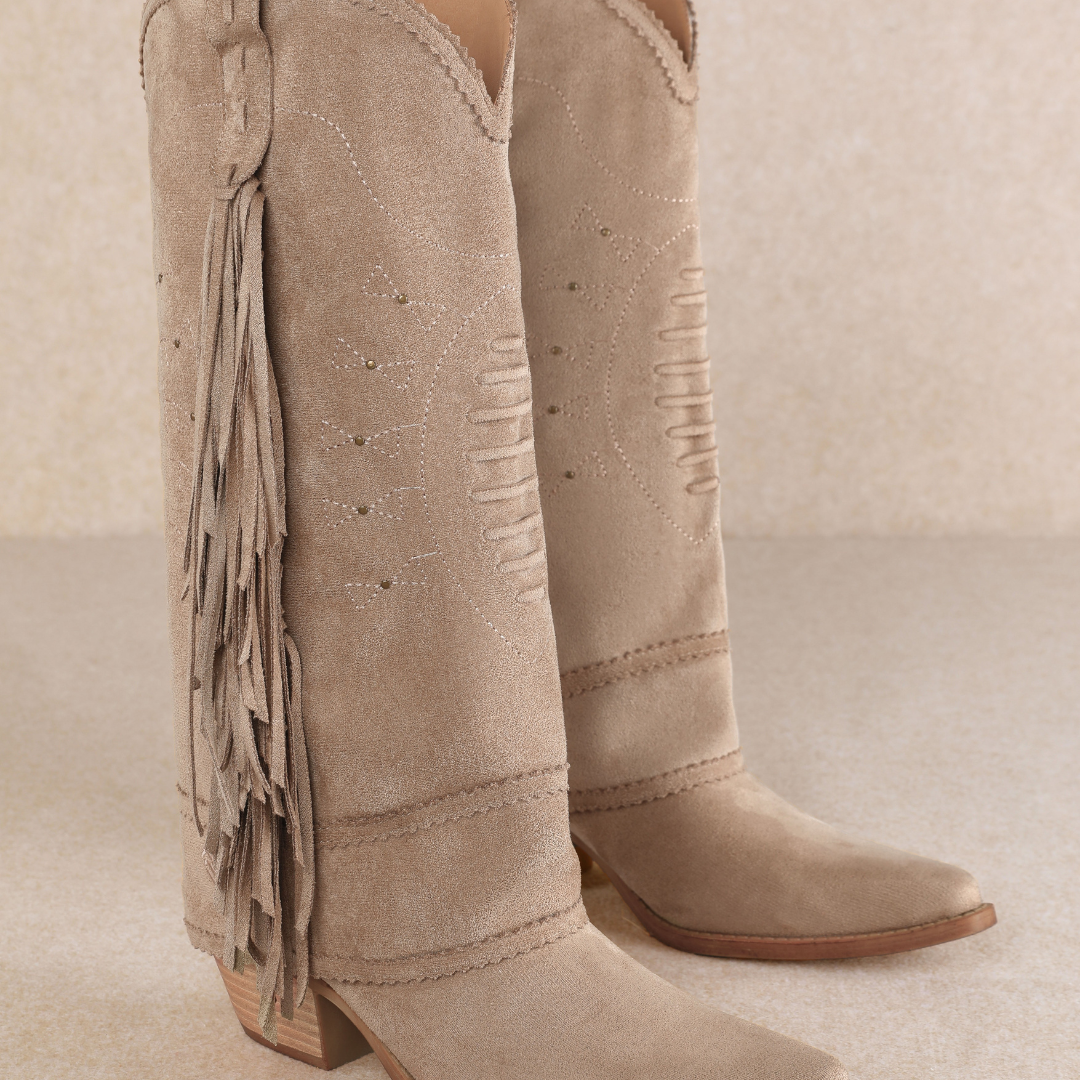 Bambi Fringe Western Boots