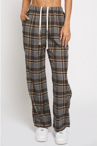 Plaid Flannel Pants-Bottoms-Krush Kandy, Women's Online Fashion Boutique Located in Phoenix, Arizona (Scottsdale Area)