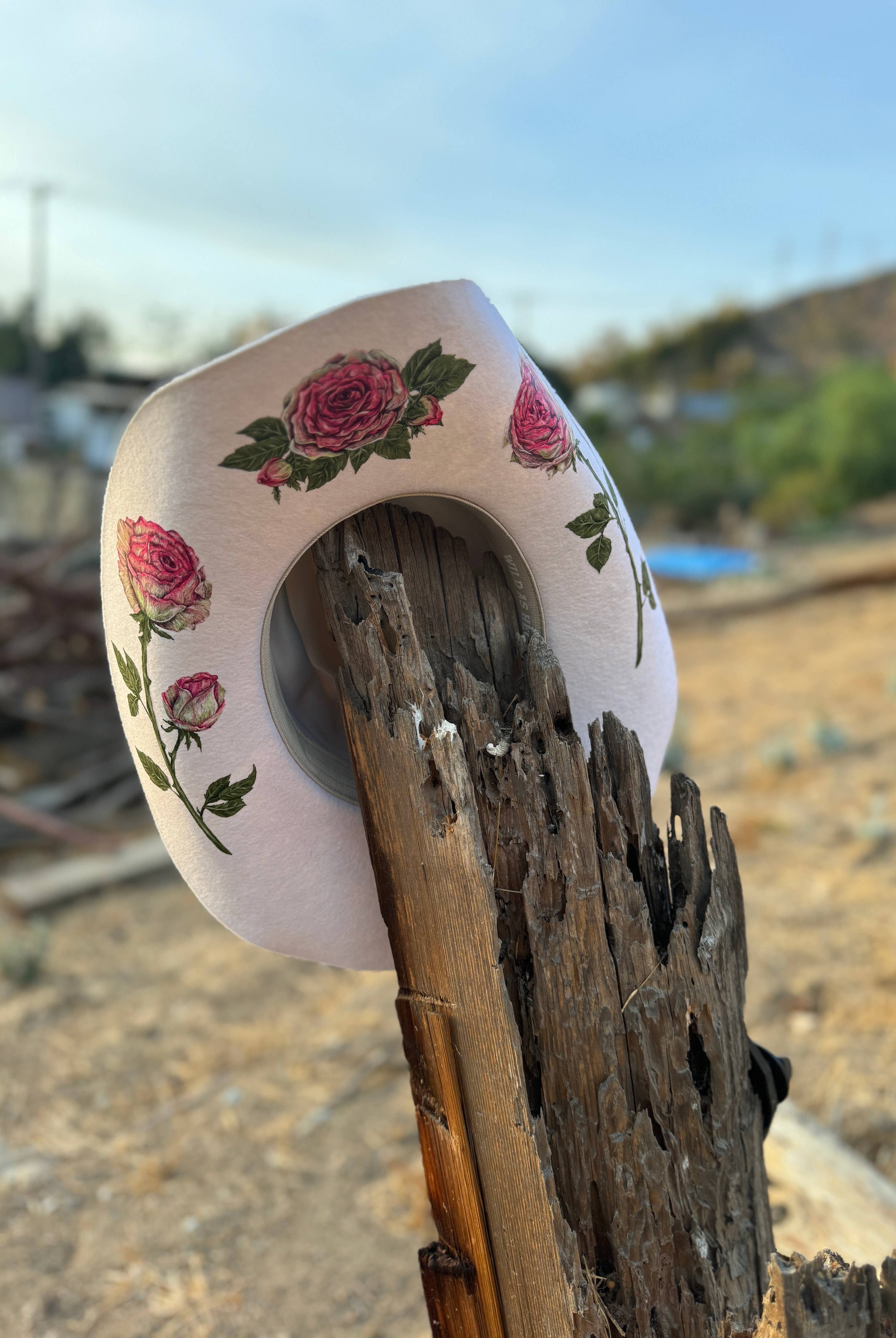 The Seraphina Western Hat - Made to Order-Hats-Krush Kandy, Women's Online Fashion Boutique Located in Phoenix, Arizona (Scottsdale Area)
