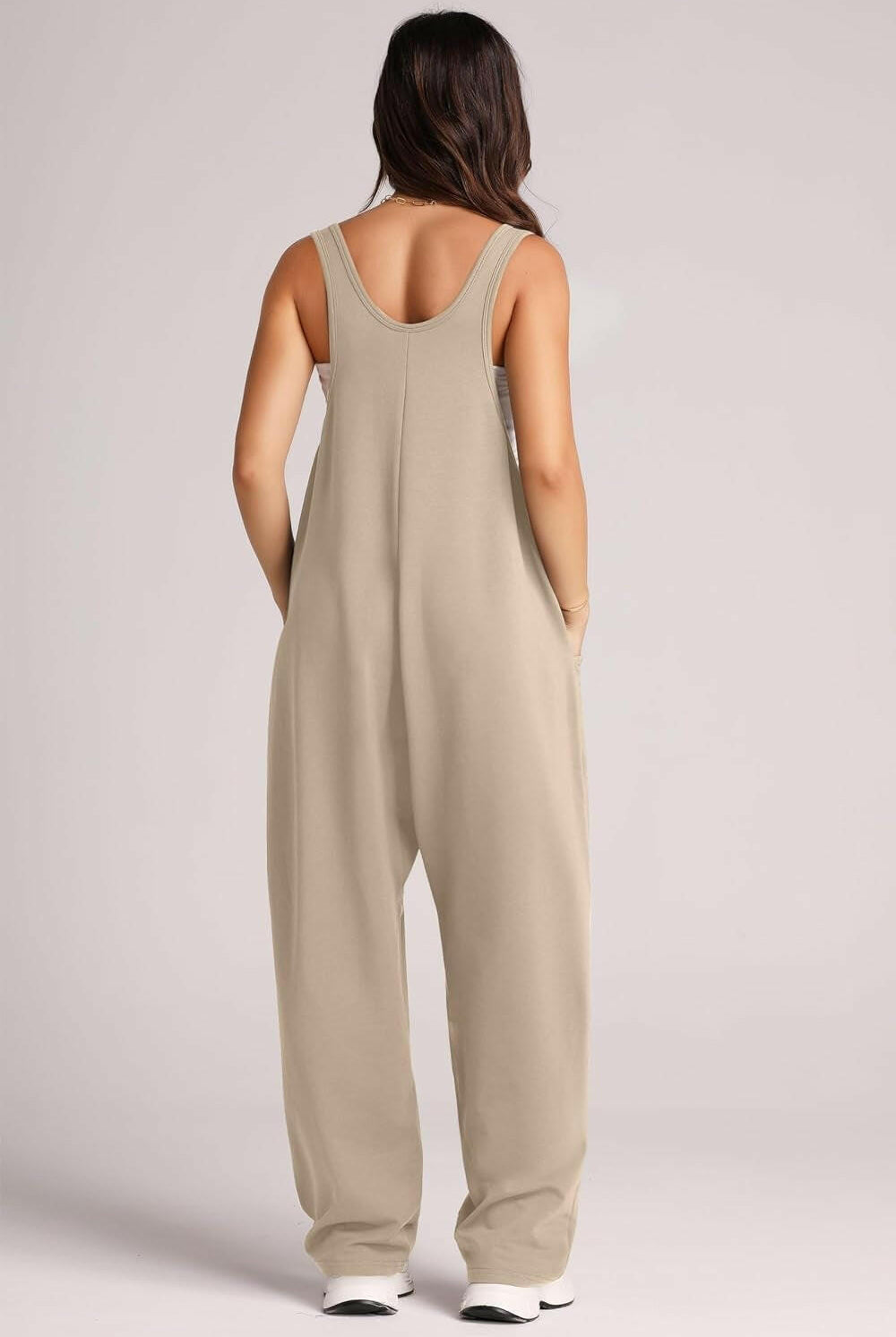 Lovelet Wide Strap Jumpsuit with Pockets-Krush Kandy, Women's Online Fashion Boutique Located in Phoenix, Arizona (Scottsdale Area)