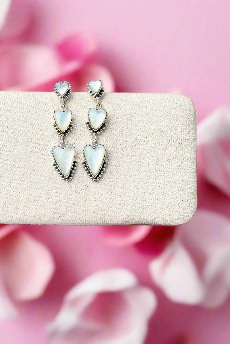 You Have My Heart Drop Earrings MADE TO ORDER-Earrings-Krush Kandy, Women's Online Fashion Boutique Located in Phoenix, Arizona (Scottsdale Area)