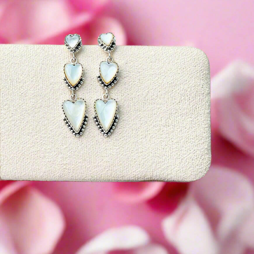 You Have My Heart Drop Earrings MADE TO ORDER-Earrings-Krush Kandy, Women's Online Fashion Boutique Located in Phoenix, Arizona (Scottsdale Area)