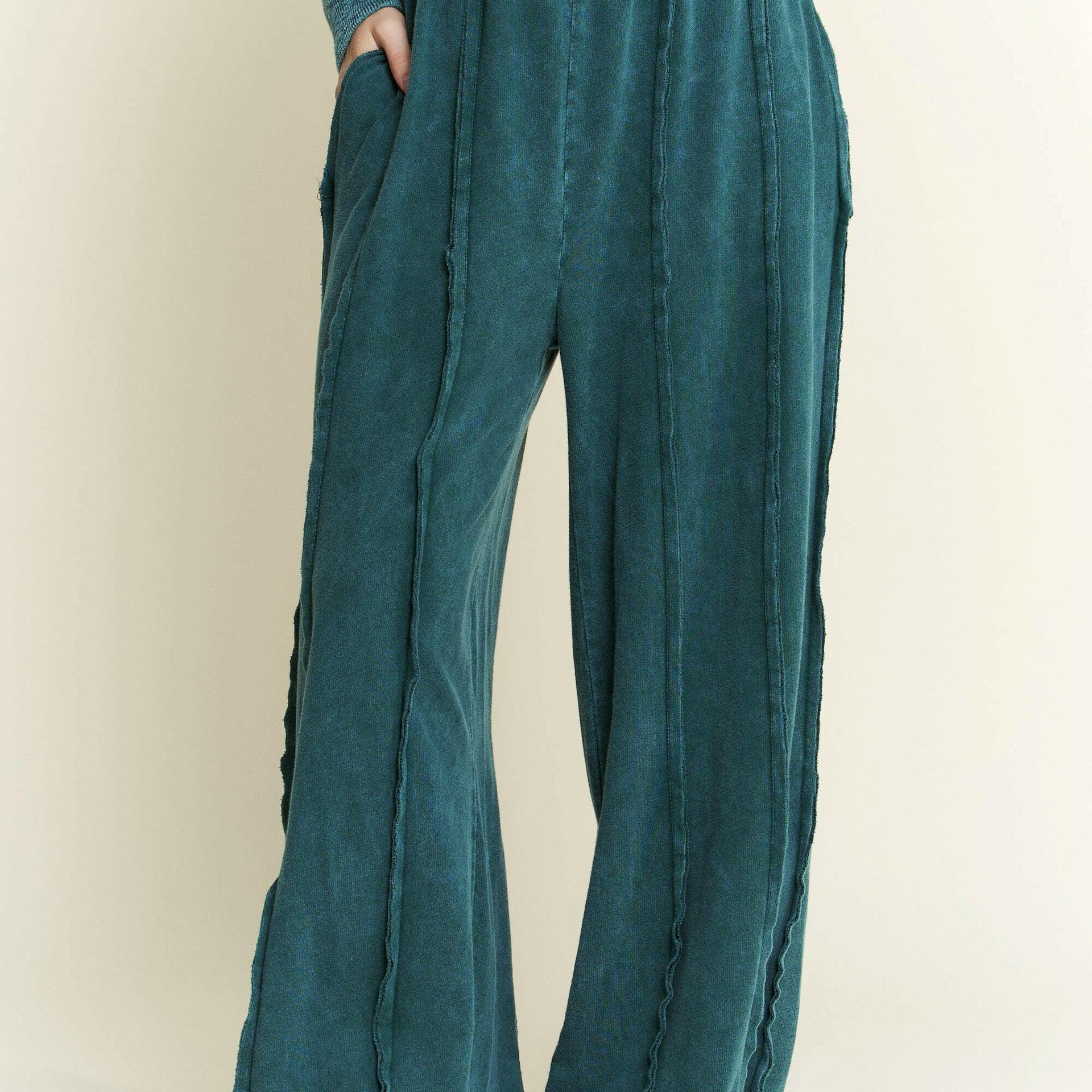 Vintage Edge Mineral Wash Pants-Pants-Krush Kandy, Women's Online Fashion Boutique Located in Phoenix, Arizona (Scottsdale Area)