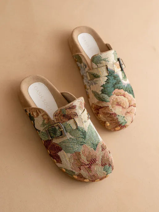 The Toni - Studded Buckle Clogs-Shoes-Krush Kandy, Women's Online Fashion Boutique Located in Phoenix, Arizona (Scottsdale Area)