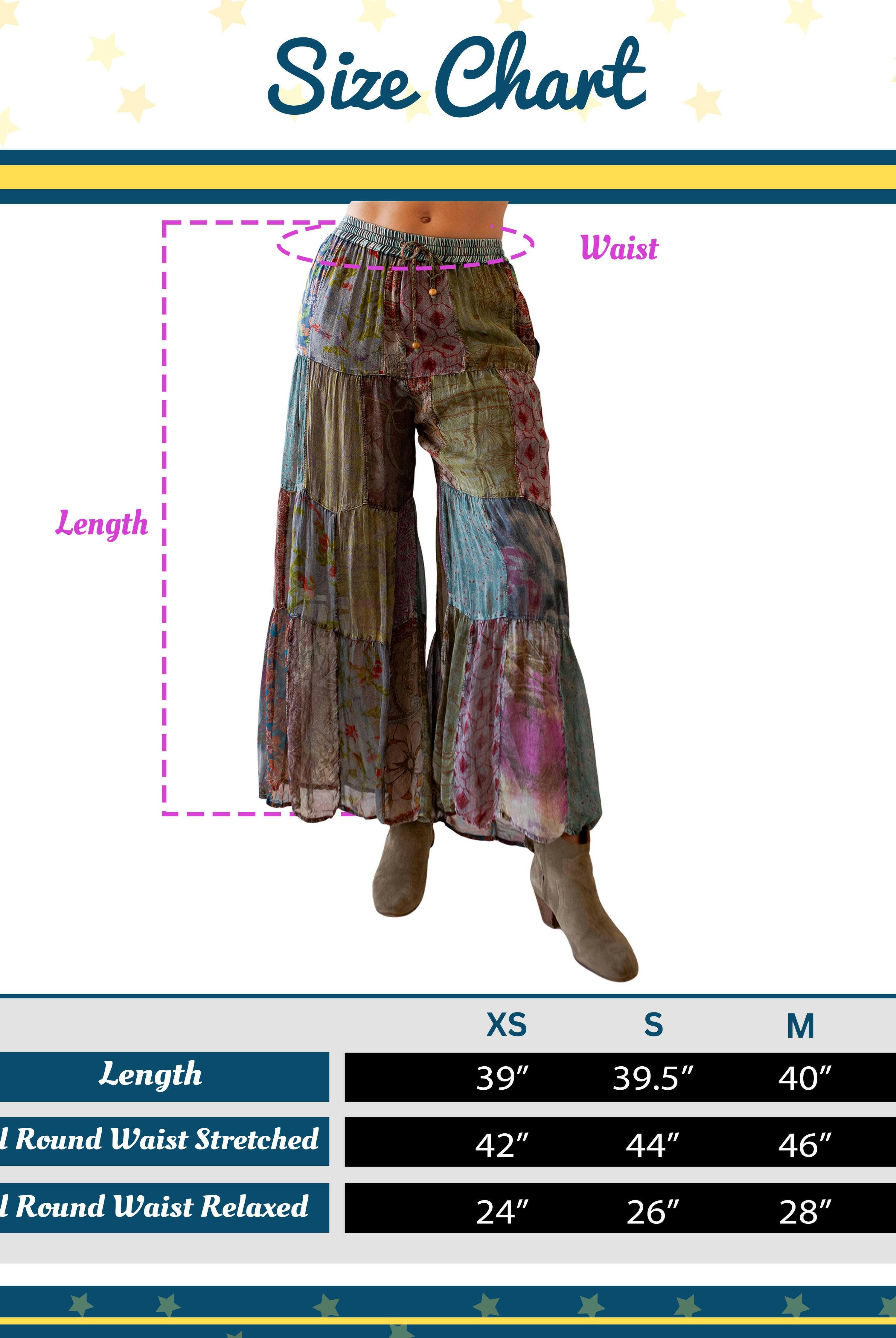 Boho Flared Patchwork Pants-Pants-Krush Kandy, Women's Online Fashion Boutique Located in Phoenix, Arizona (Scottsdale Area)