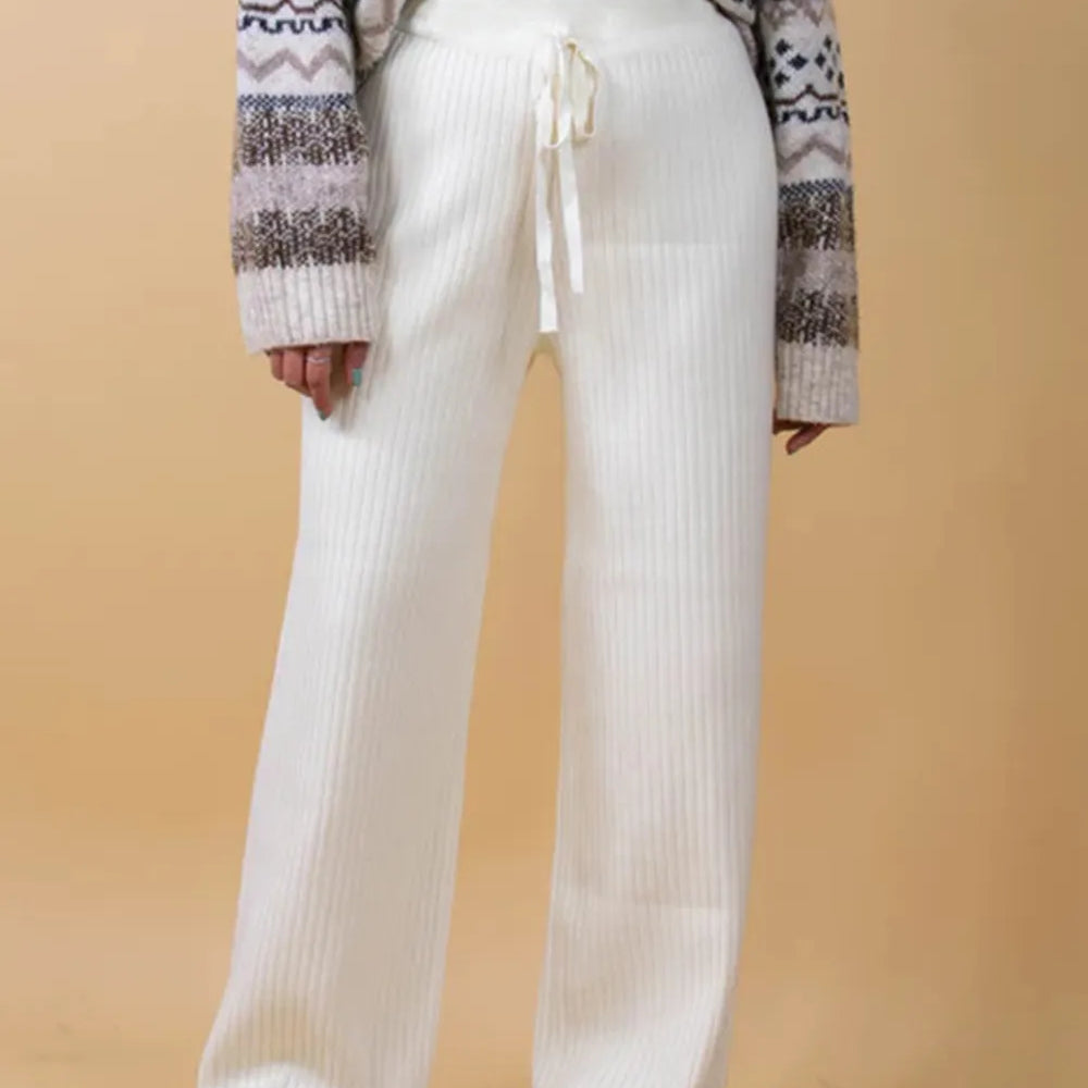 Ribbed Wide Leg Sweater Pants-pants-Krush Kandy, Women's Online Fashion Boutique Located in Phoenix, Arizona (Scottsdale Area)