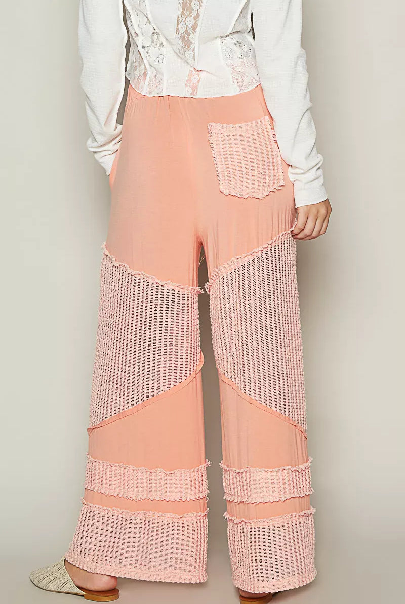 POL Drawstring Elastic Waistband Wide-Leg Pants-Pants-Krush Kandy, Women's Online Fashion Boutique Located in Phoenix, Arizona (Scottsdale Area)