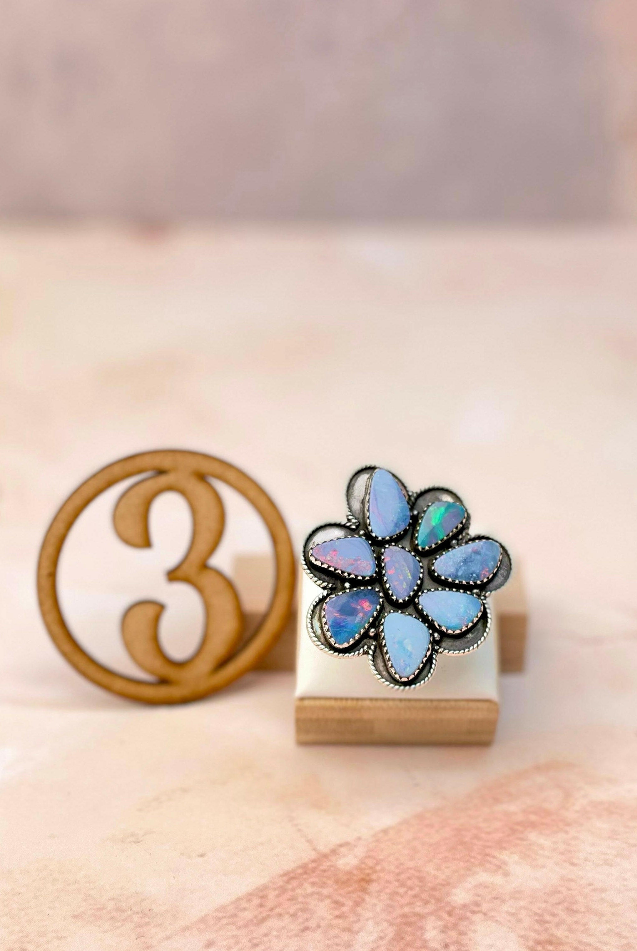 Olivia's Australian Opal Rings-Rings-Krush Kandy, Women's Online Fashion Boutique Located in Phoenix, Arizona (Scottsdale Area)