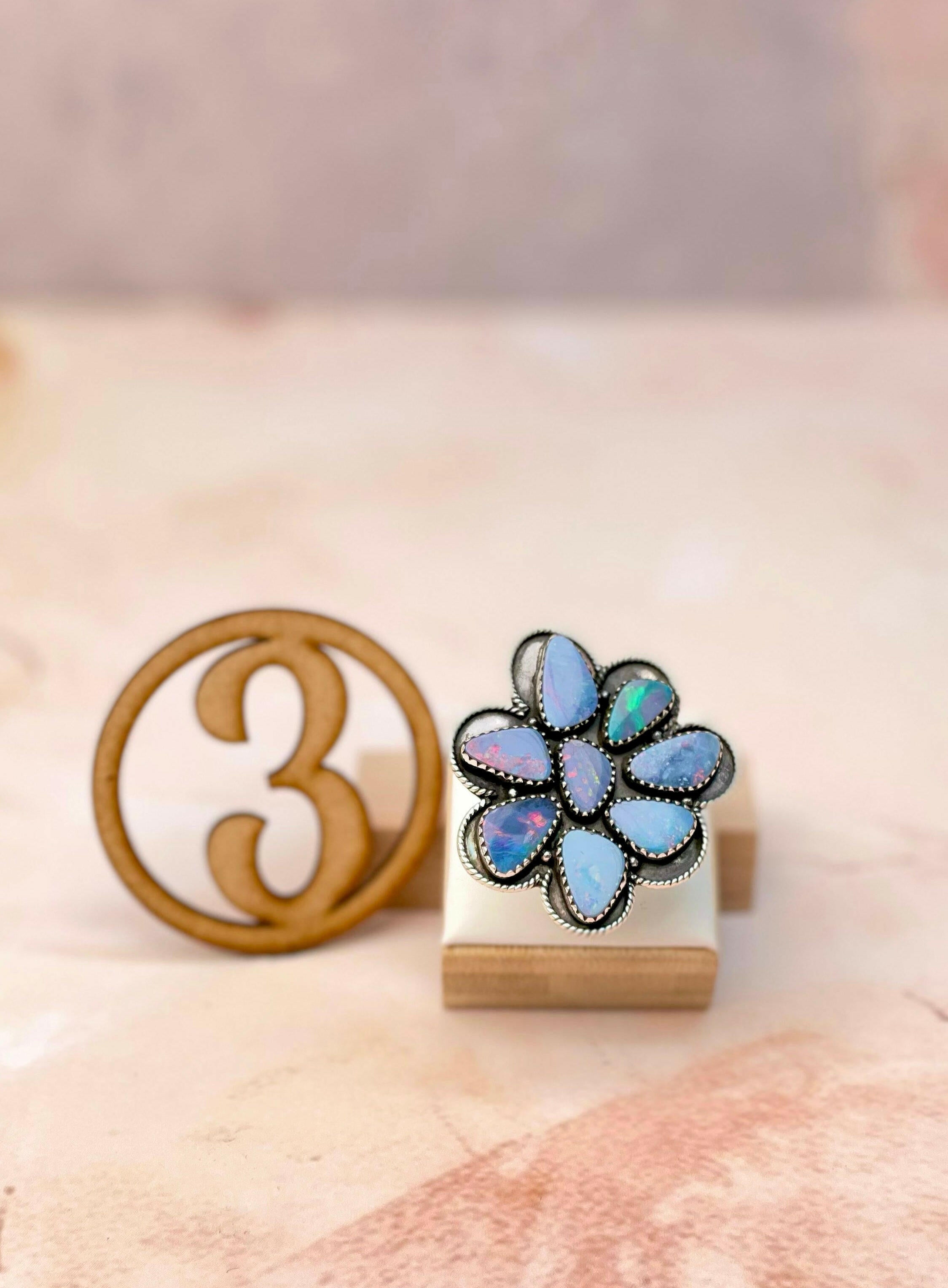 Olivia's Australian Opal Rings-Rings-Krush Kandy, Women's Online Fashion Boutique Located in Phoenix, Arizona (Scottsdale Area)