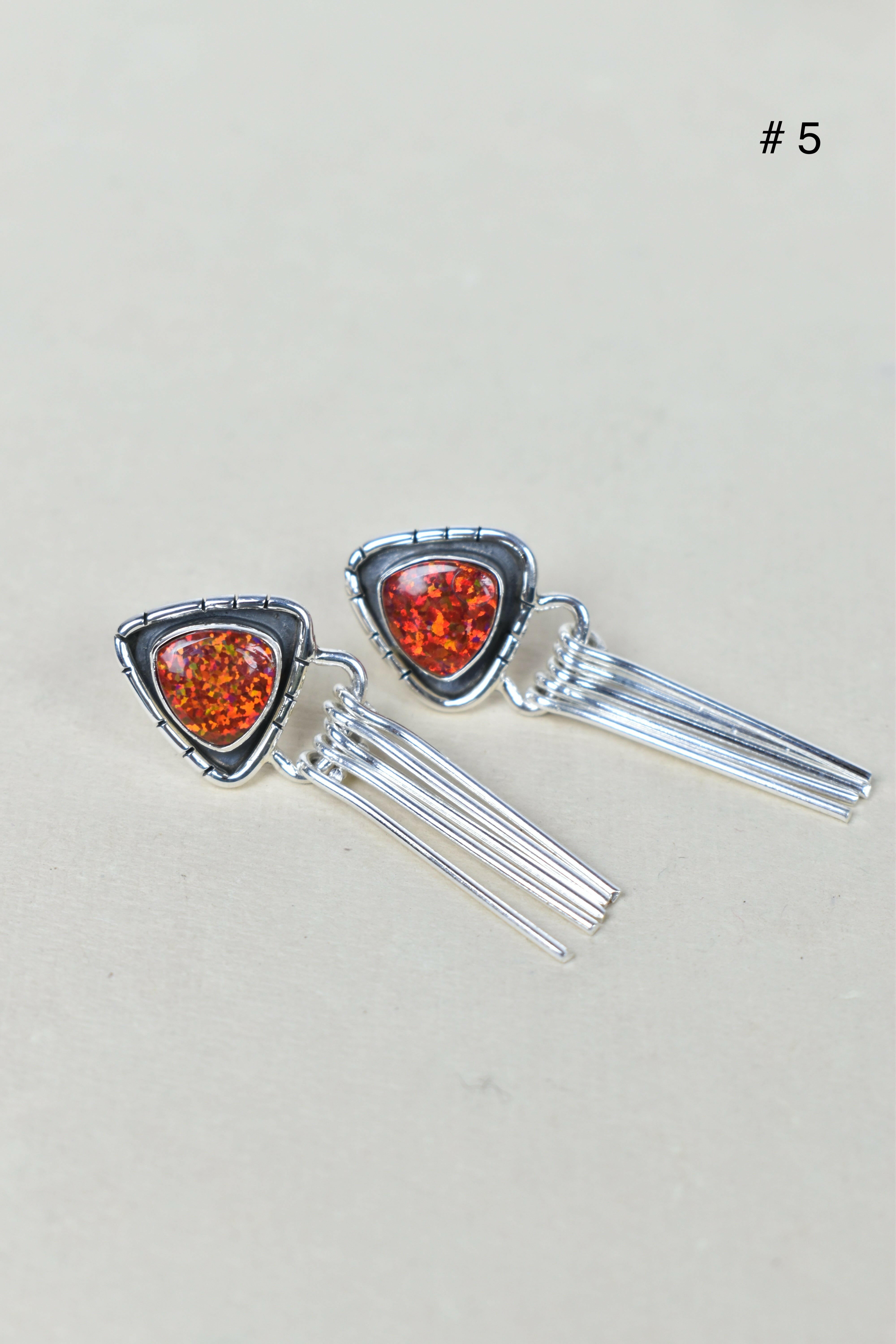 Solo Stone Sterling Cascade Earrings-Drop Earrings-Krush Kandy, Women's Online Fashion Boutique Located in Phoenix, Arizona (Scottsdale Area)