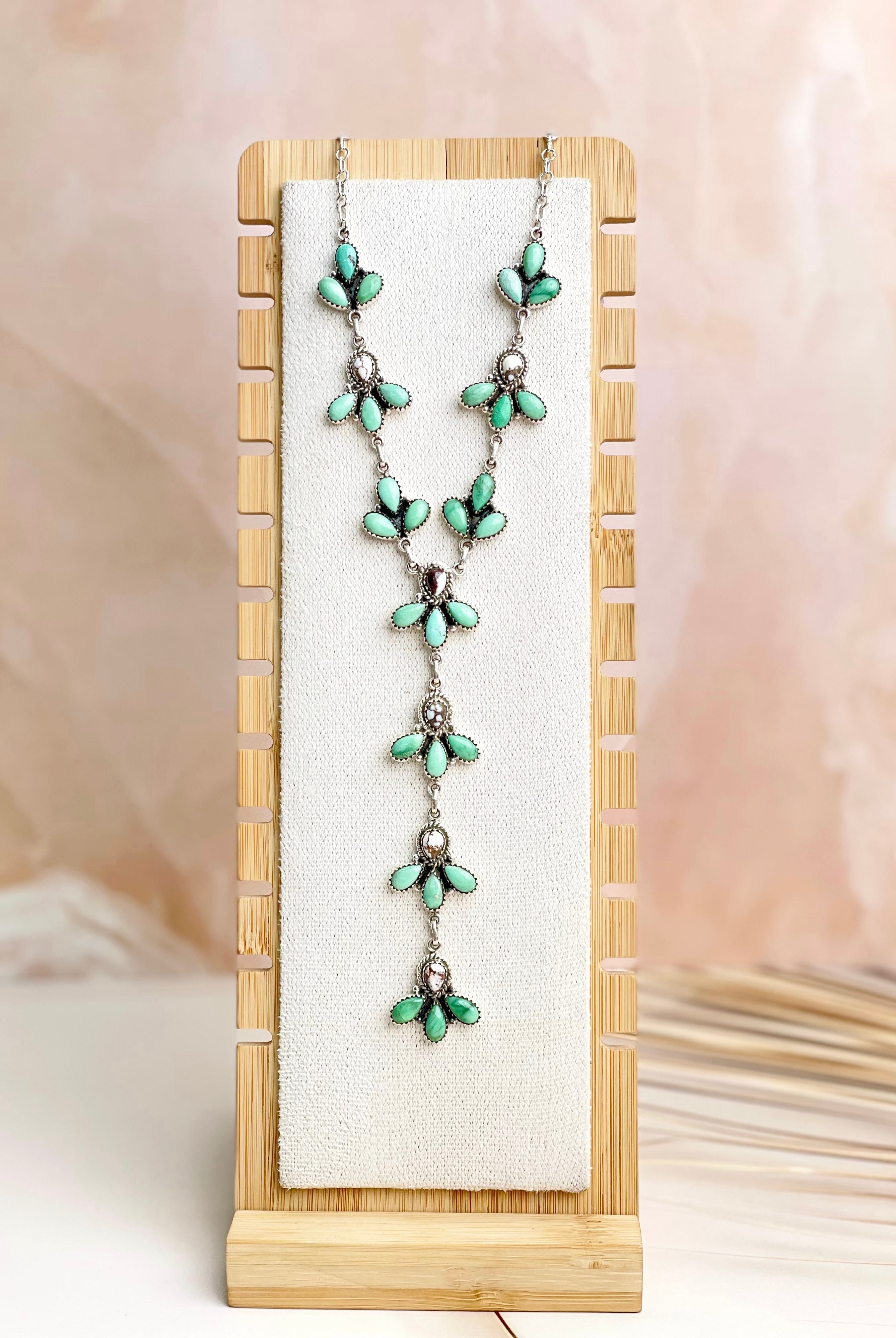 Australian Varascite Statement Necklace Sno 27-Necklaces-Krush Kandy, Women's Online Fashion Boutique Located in Phoenix, Arizona (Scottsdale Area)