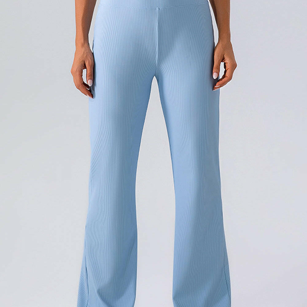 High Waist Straight Active Pants-Pants-Krush Kandy, Women's Online Fashion Boutique Located in Phoenix, Arizona (Scottsdale Area)
