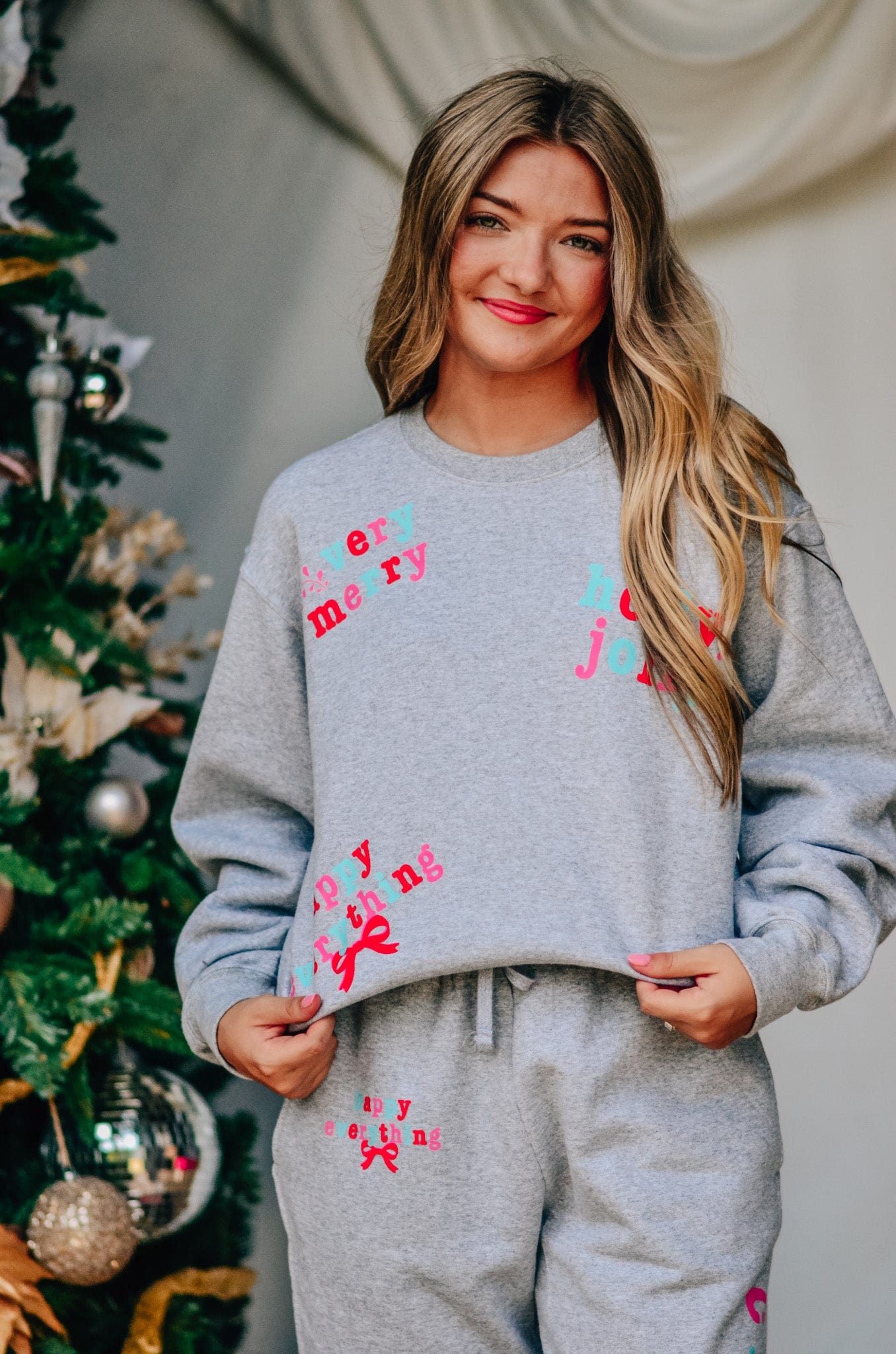 Holly Merry Everything Sweatshirt-Krush Kandy, Women's Online Fashion Boutique Located in Phoenix, Arizona (Scottsdale Area)