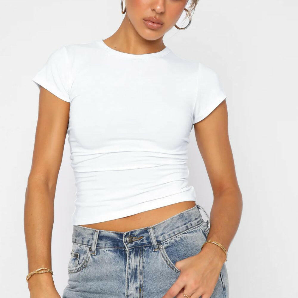 Crewneck Short Sleeve Tee-Krush Kandy, Women's Online Fashion Boutique Located in Phoenix, Arizona (Scottsdale Area)