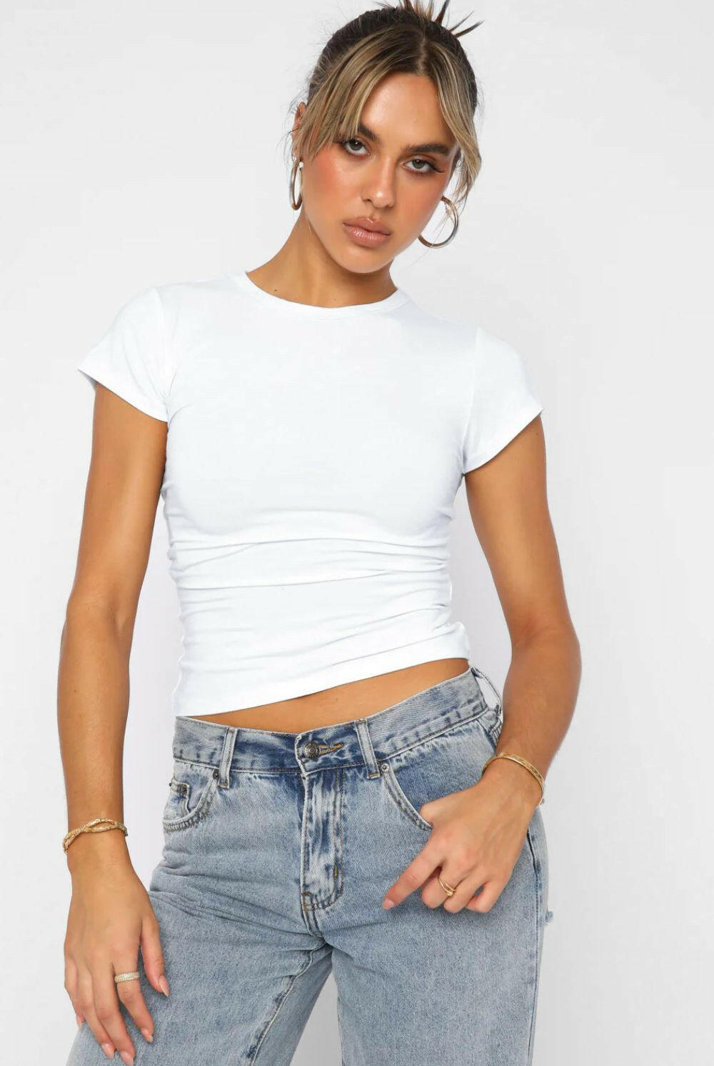 Crewneck Short Sleeve Tee-Krush Kandy, Women's Online Fashion Boutique Located in Phoenix, Arizona (Scottsdale Area)