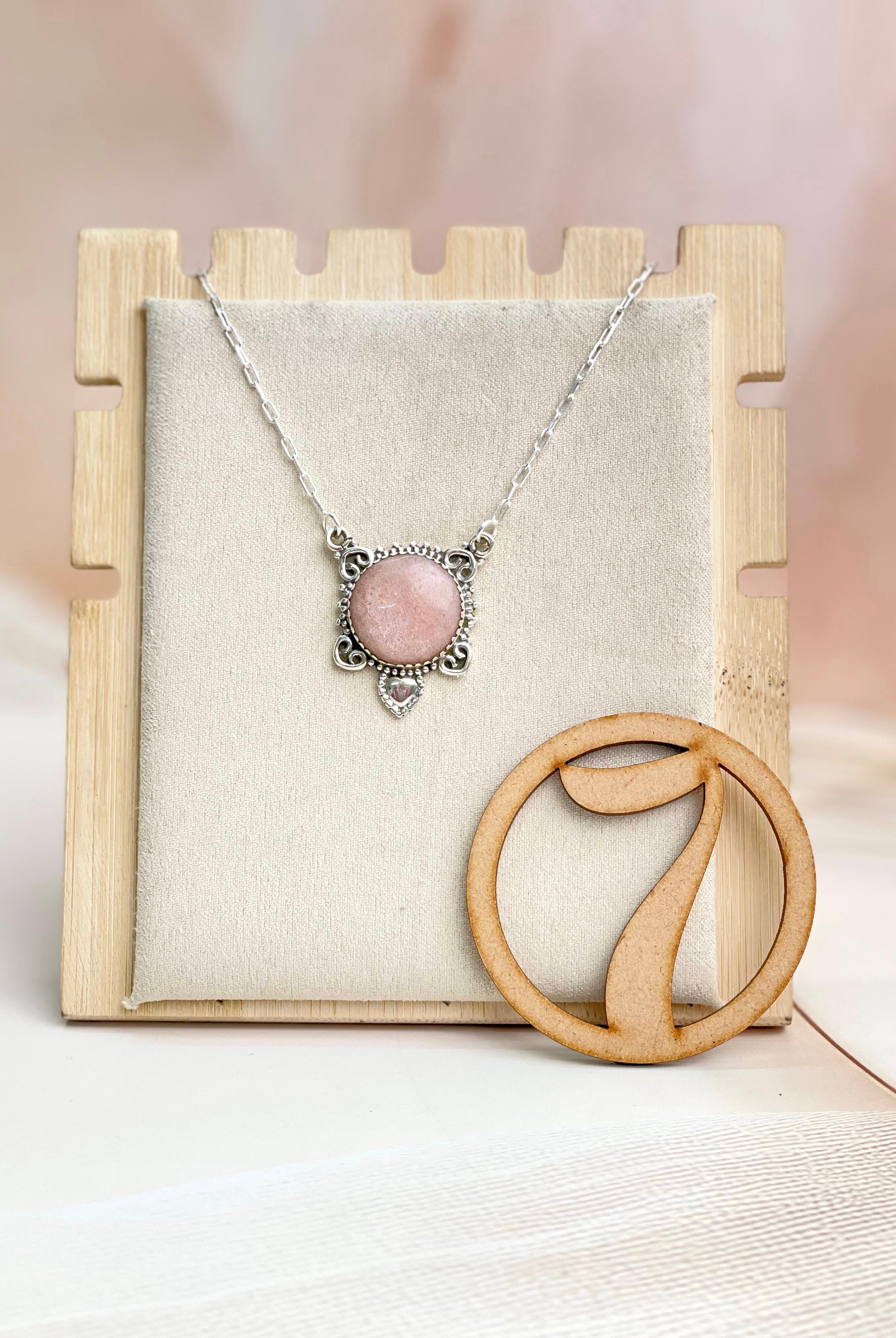 Sunstone Slab Necklace sno 32-Necklaces-Krush Kandy, Women's Online Fashion Boutique Located in Phoenix, Arizona (Scottsdale Area)
