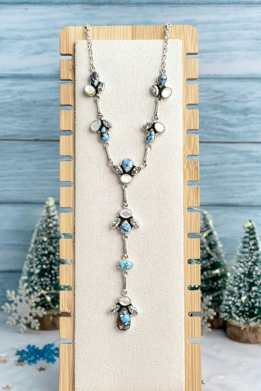 Winter Frost Golden Hills Statement Necklace-Necklaces-Krush Kandy, Women's Online Fashion Boutique Located in Phoenix, Arizona (Scottsdale Area)