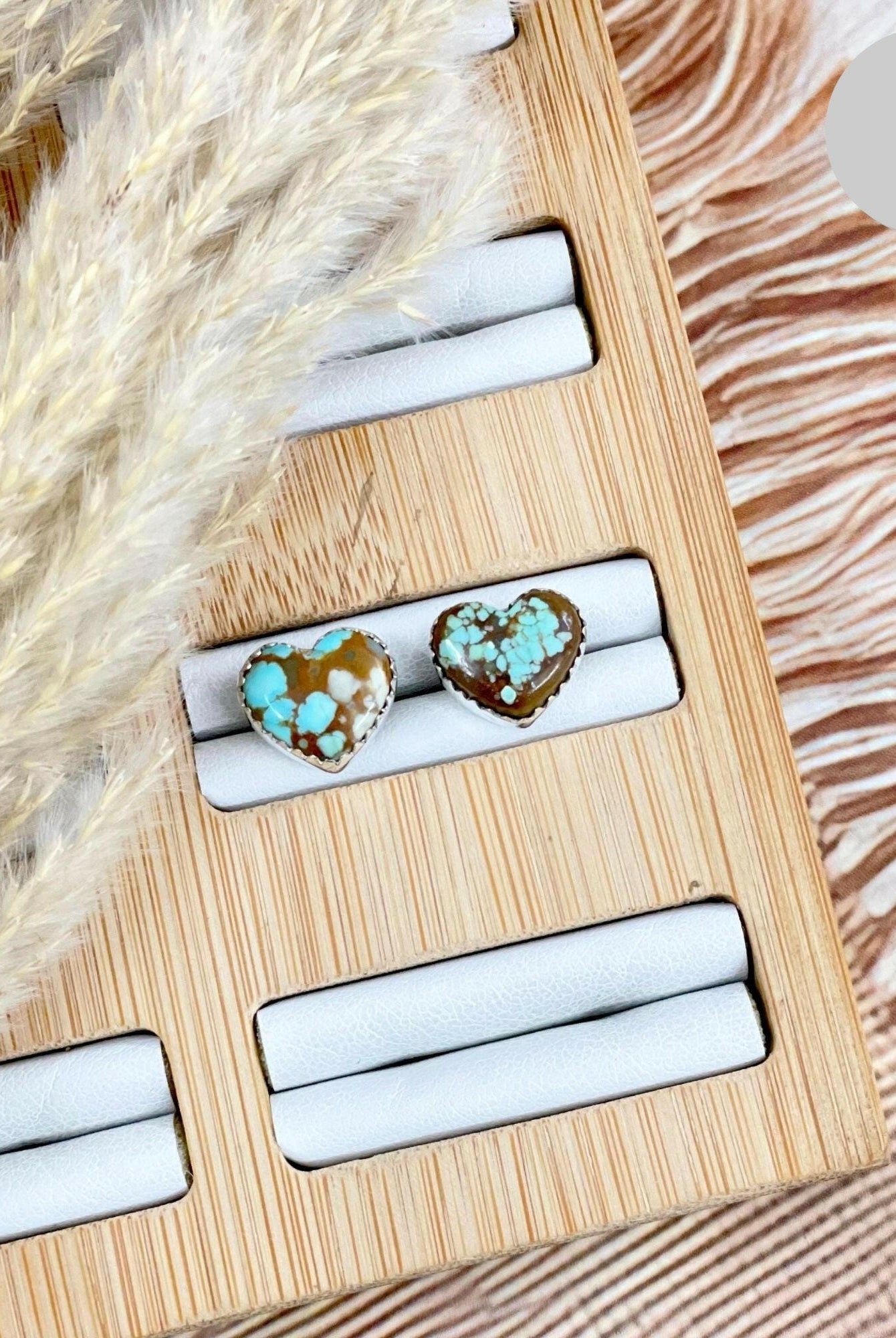 Mine 8 Heart Stud Earrings-Stud Earrings-Krush Kandy, Women's Online Fashion Boutique Located in Phoenix, Arizona (Scottsdale Area)