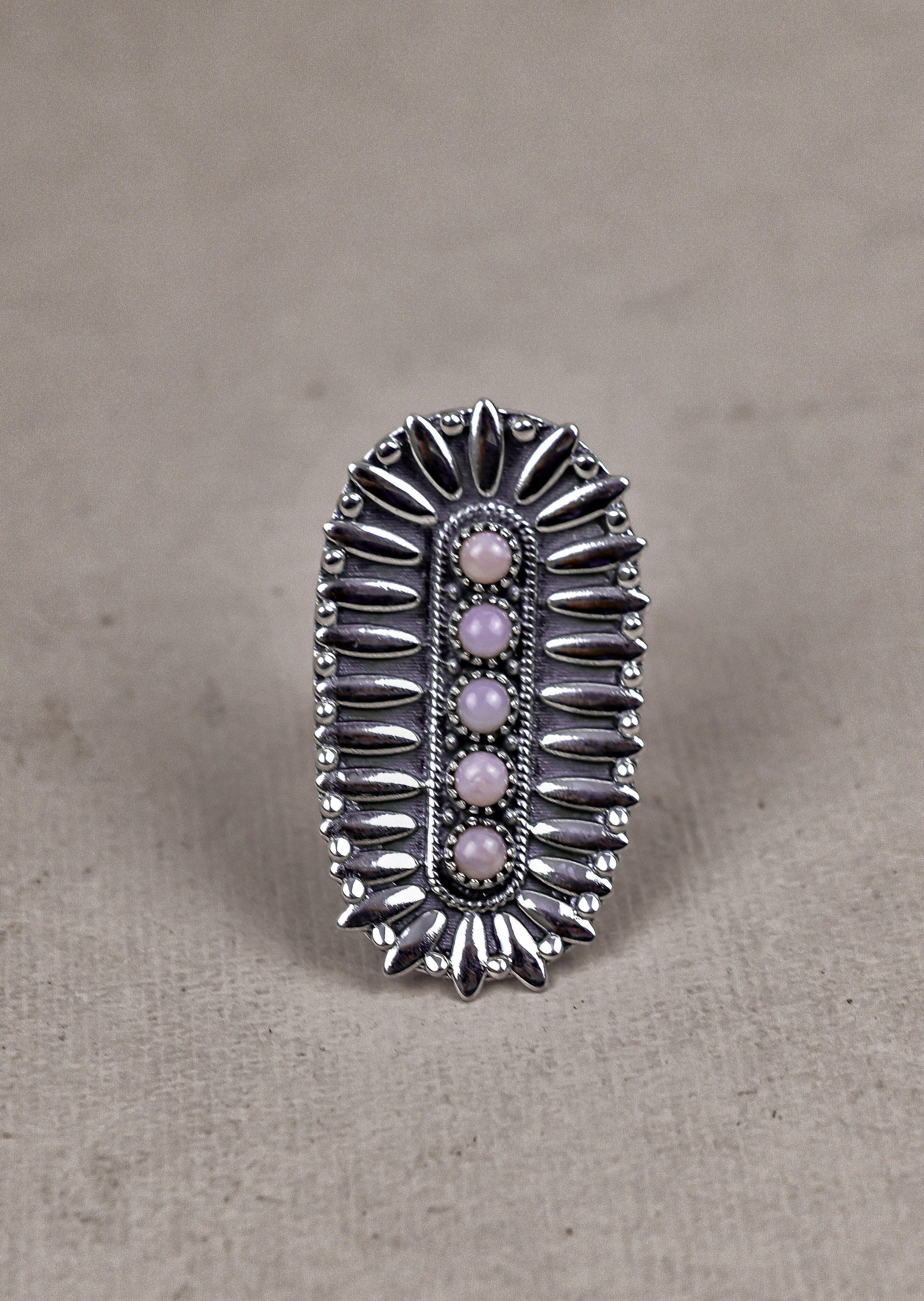 Sterling Silver Jeweled Fossil Crawler Ring-Crawler Rings-Krush Kandy, Women's Online Fashion Boutique Located in Phoenix, Arizona (Scottsdale Area)