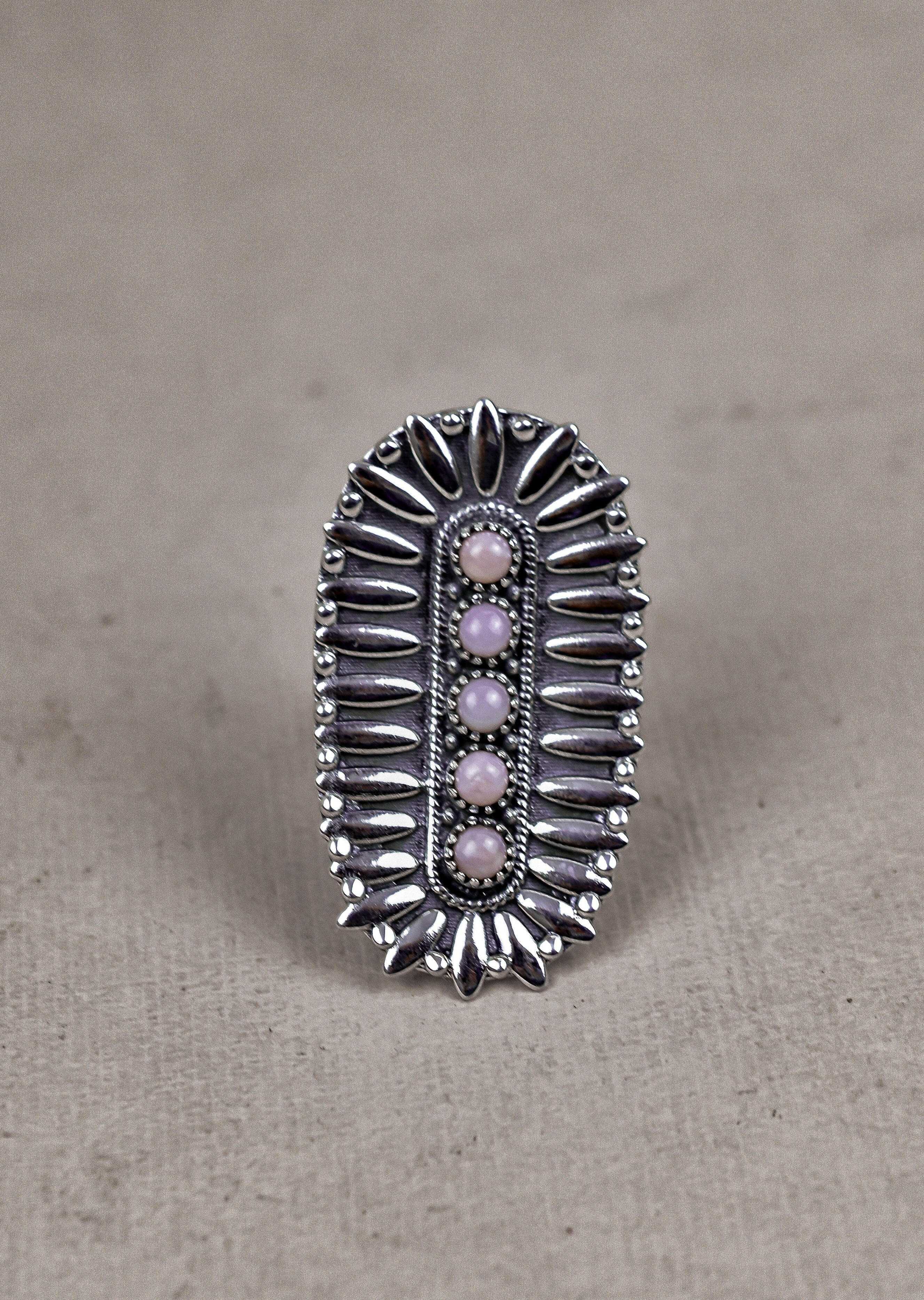 Sterling Silver Jeweled Fossil Crawler Ring-Crawler Rings-Krush Kandy, Women's Online Fashion Boutique Located in Phoenix, Arizona (Scottsdale Area)