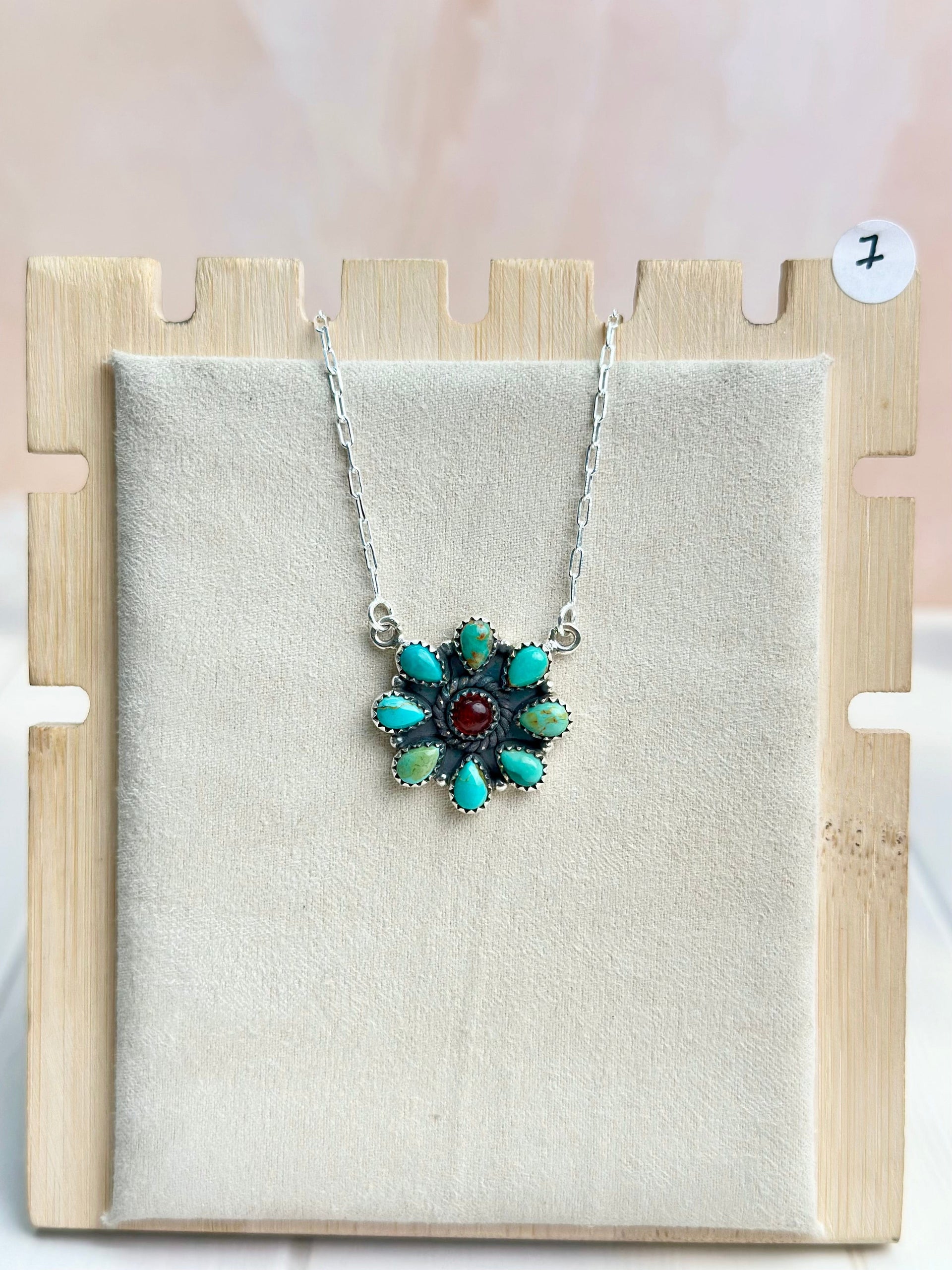 Amber, Turquoise & Crystal Necklaces-Necklaces-Krush Kandy, Women's Online Fashion Boutique Located in Phoenix, Arizona (Scottsdale Area)