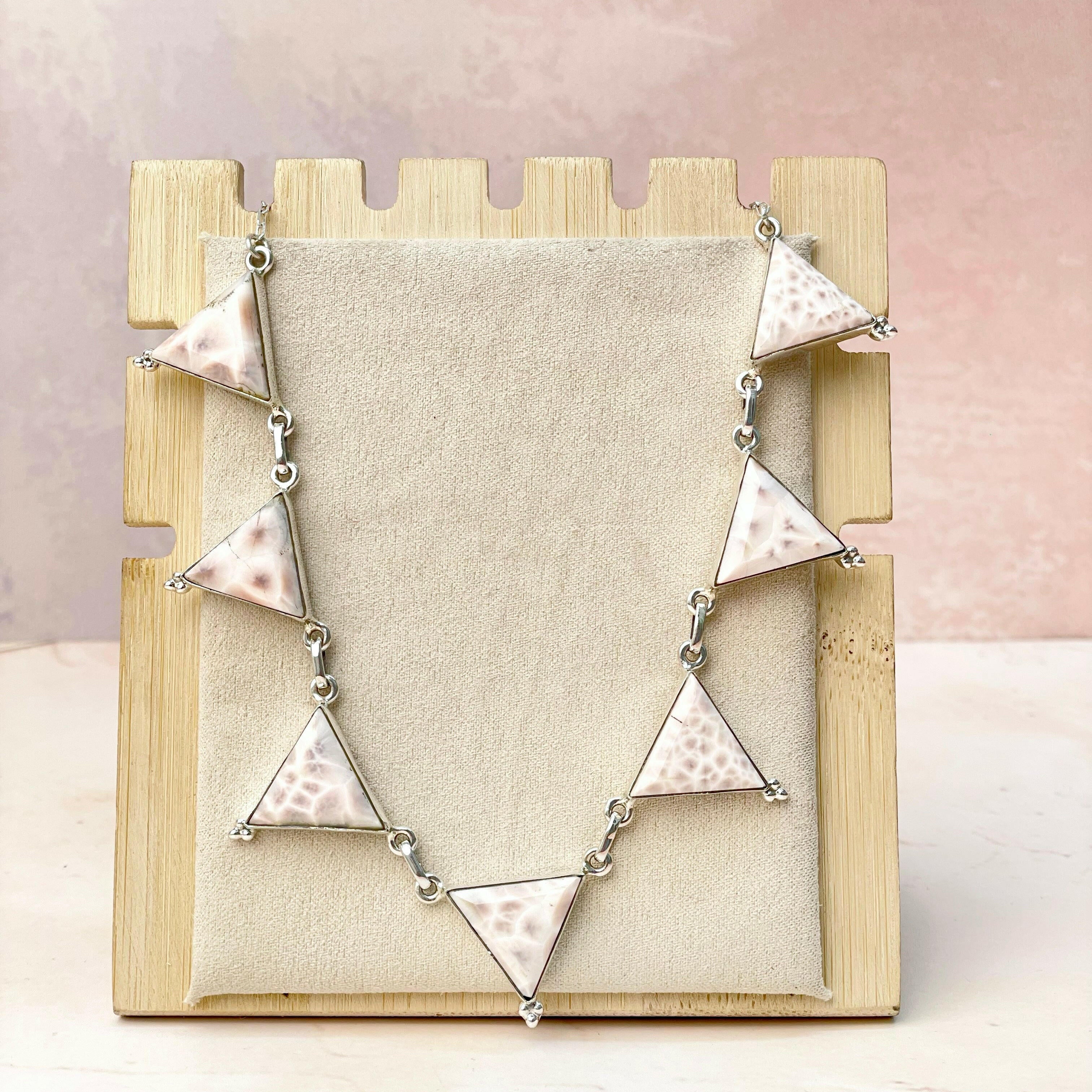 Tiffany's Triangle Necklace-Necklaces-Krush Kandy, Women's Online Fashion Boutique Located in Phoenix, Arizona (Scottsdale Area)