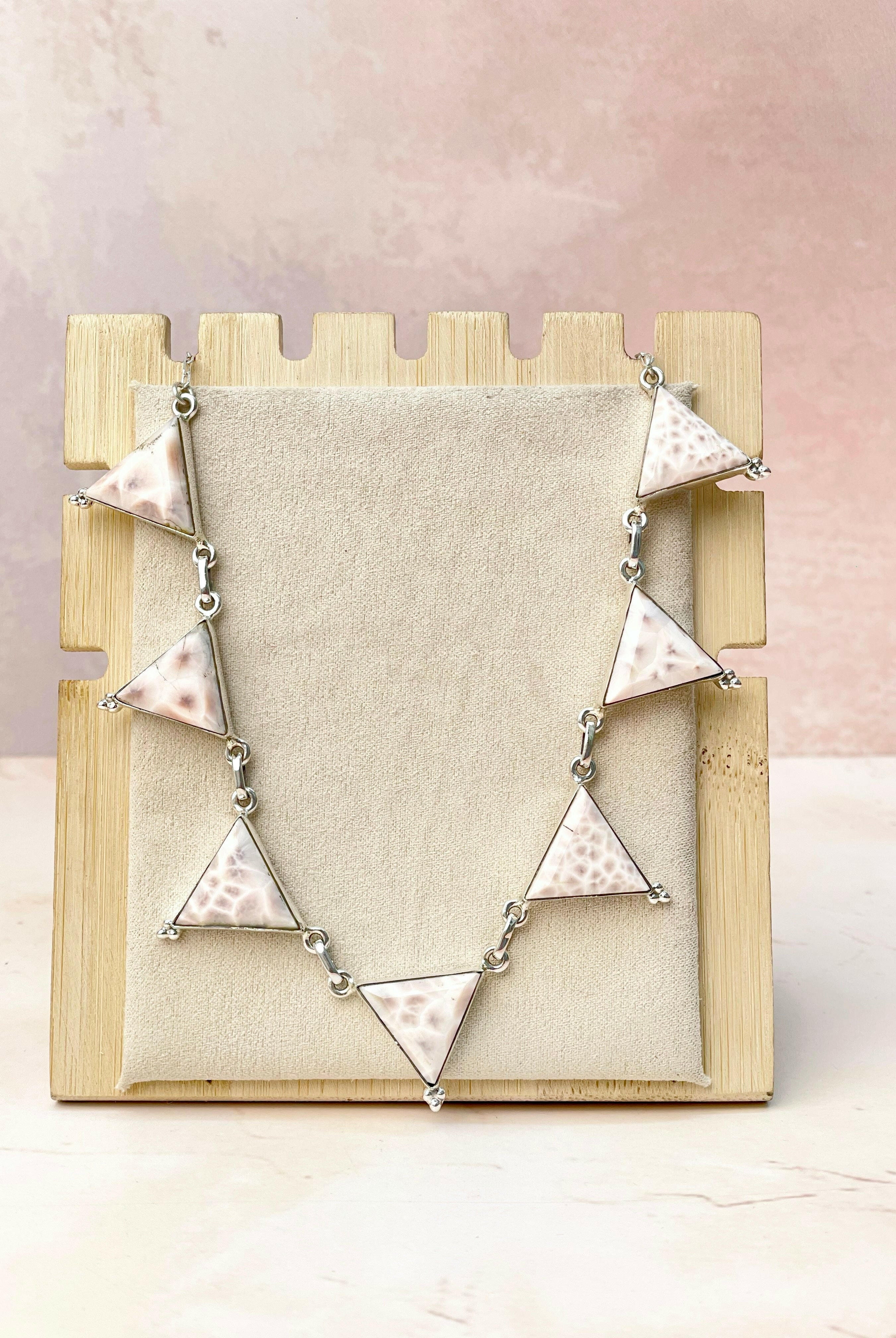 Tiffany's Triangle Necklace-Necklaces-Krush Kandy, Women's Online Fashion Boutique Located in Phoenix, Arizona (Scottsdale Area)