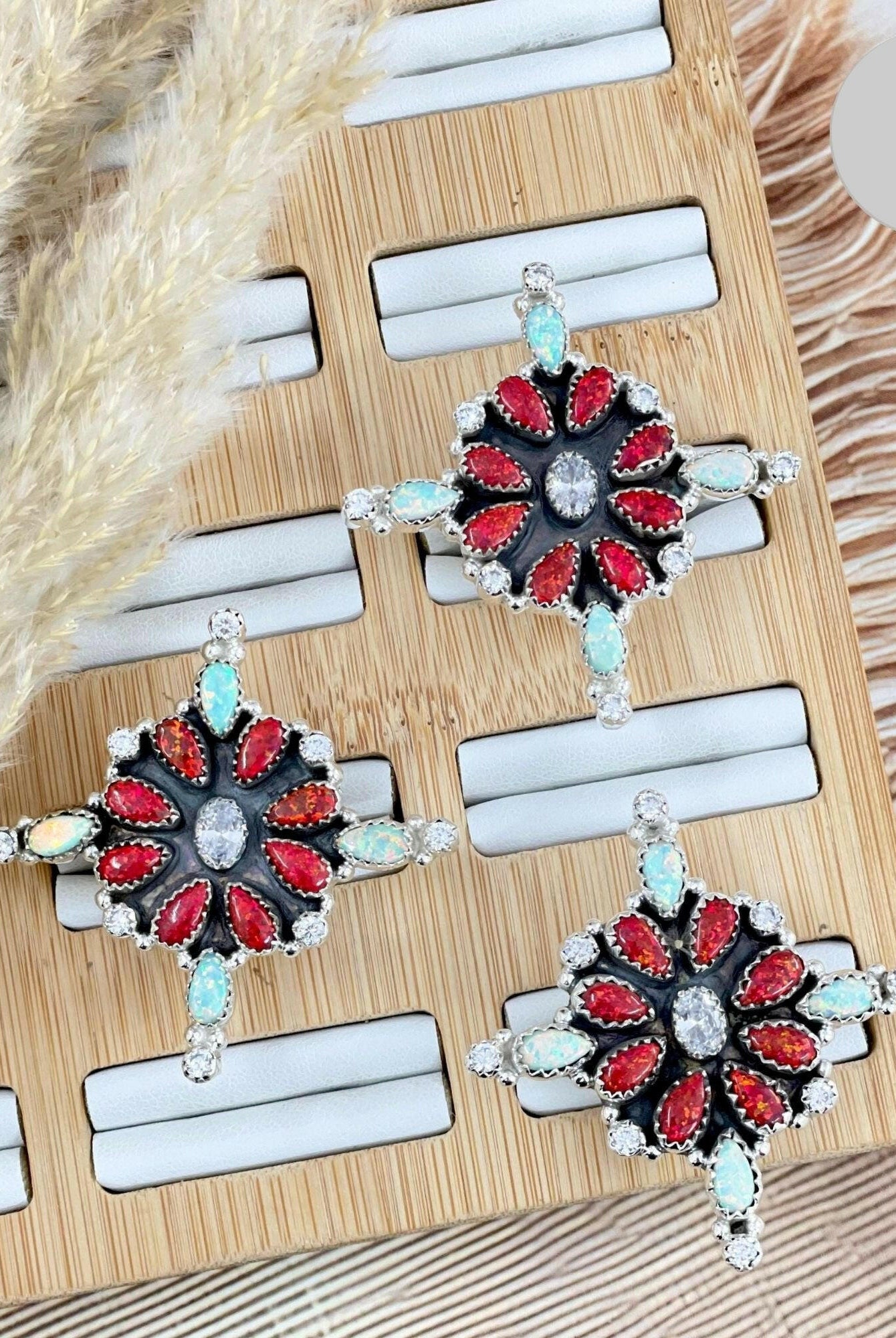 A Moment In Time Opal & CZ Ring-Ring Sizers-Krush Kandy, Women's Online Fashion Boutique Located in Phoenix, Arizona (Scottsdale Area)