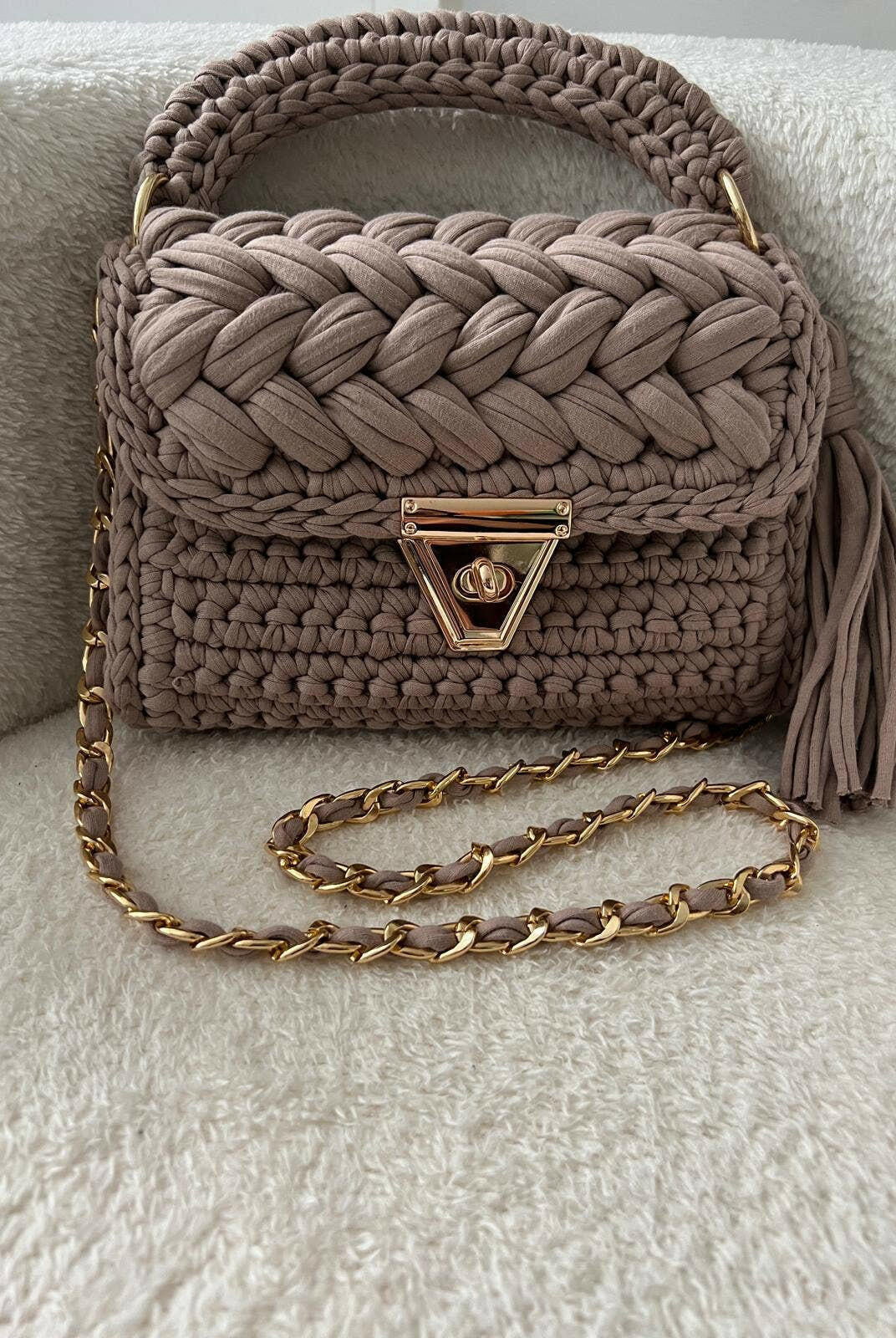 Lush Loops Handmade Crochet Purse-handbags-Krush Kandy, Women's Online Fashion Boutique Located in Phoenix, Arizona (Scottsdale Area)