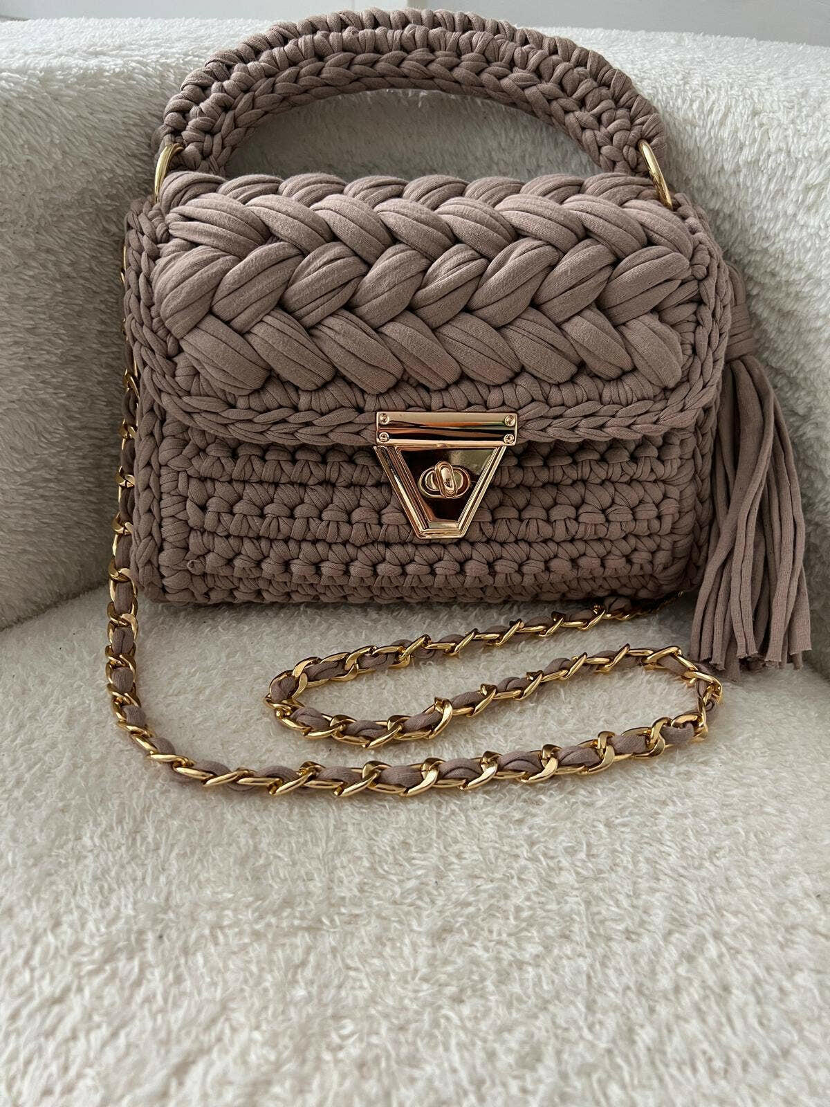 Lush Loops Handmade Crochet Purse-handbags-Krush Kandy, Women's Online Fashion Boutique Located in Phoenix, Arizona (Scottsdale Area)