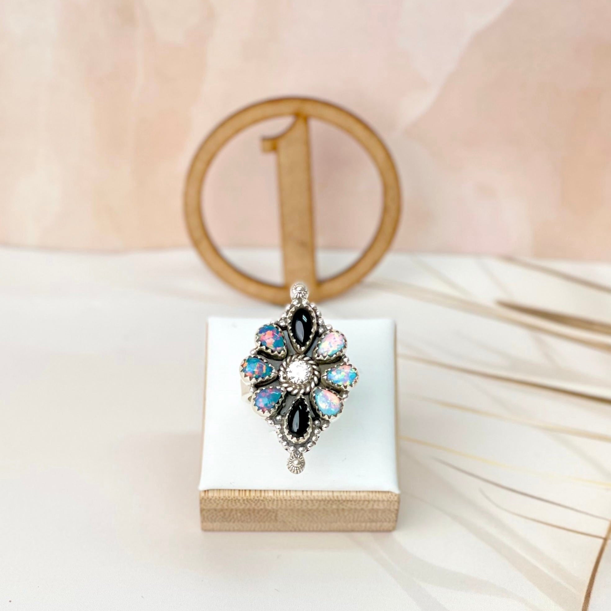 Kandy Opal Rings Bno. 2-Rings-Krush Kandy, Women's Online Fashion Boutique Located in Phoenix, Arizona (Scottsdale Area)
