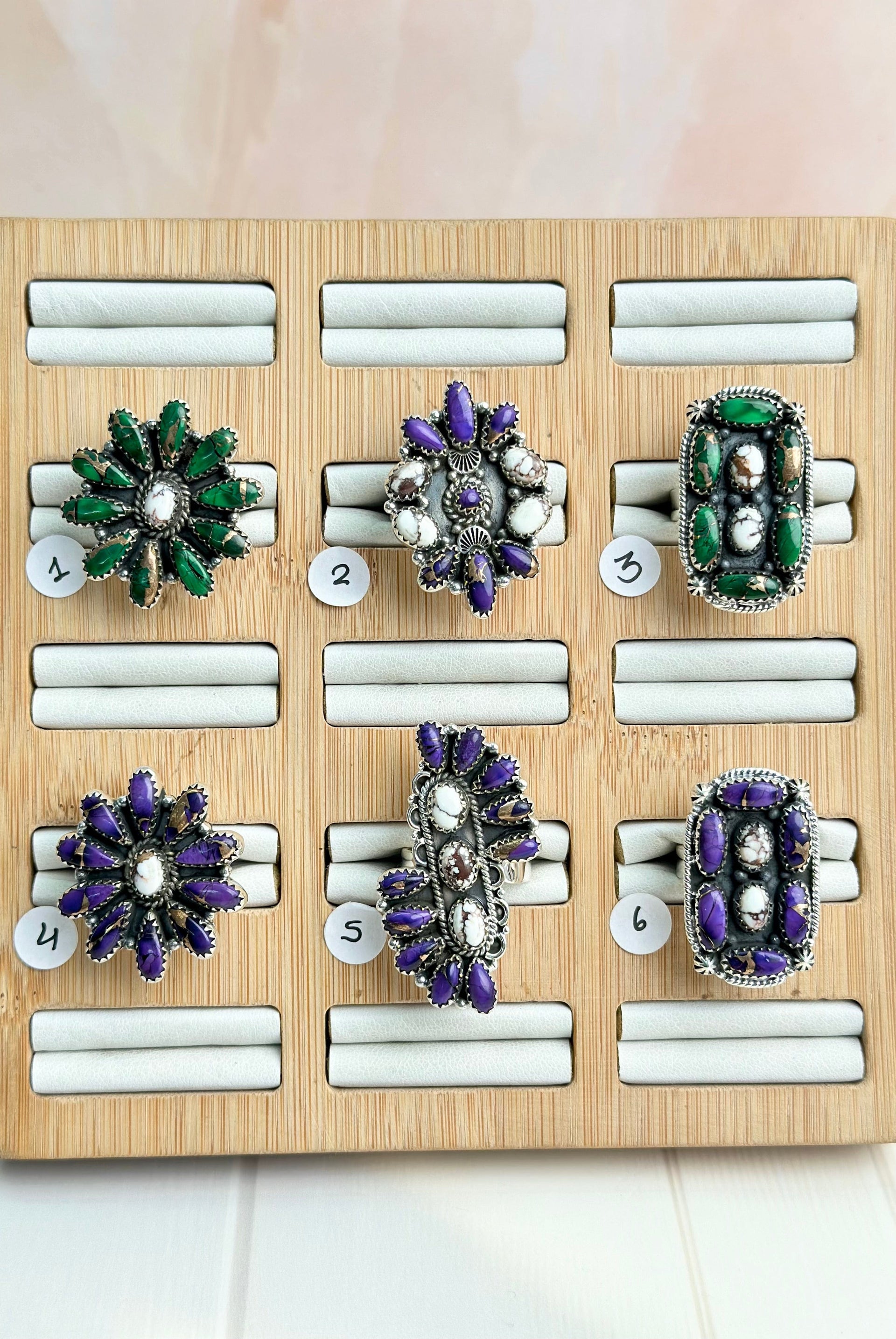 One of a Kind Boho Dahlia Rings-Rings-Krush Kandy, Women's Online Fashion Boutique Located in Phoenix, Arizona (Scottsdale Area)