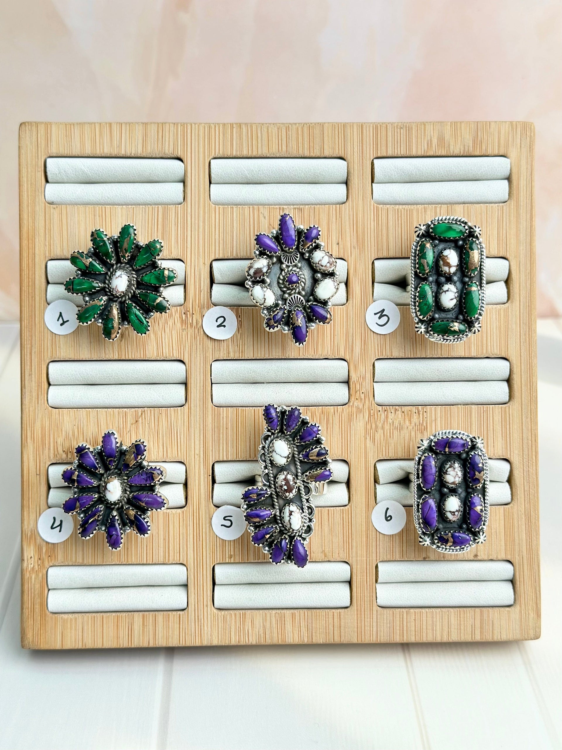 One of a Kind Boho Dahlia Rings-Rings-Krush Kandy, Women's Online Fashion Boutique Located in Phoenix, Arizona (Scottsdale Area)