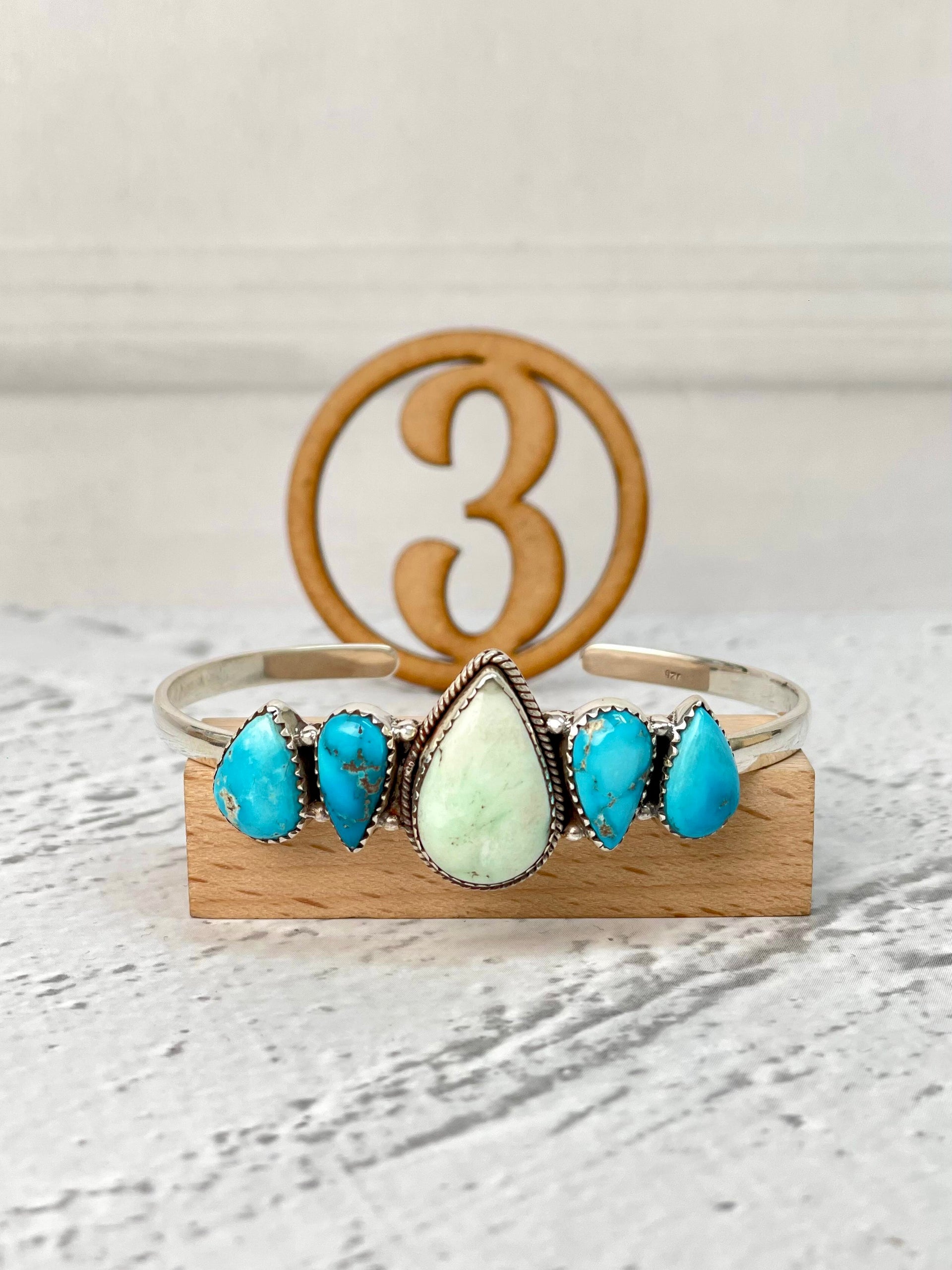 Enchanted Stone Cluster Cuffs-Bracelets-Krush Kandy, Women's Online Fashion Boutique Located in Phoenix, Arizona (Scottsdale Area)