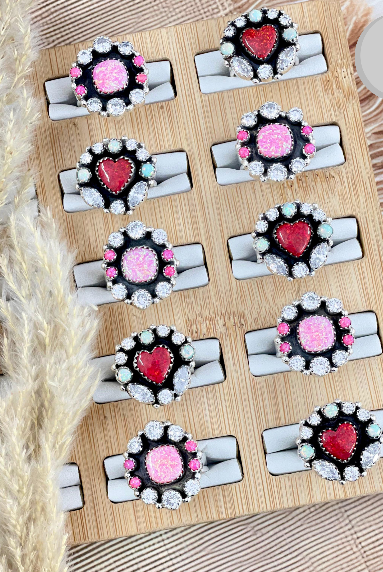 You Have My Heart Stone Rings-Ring Sizers-Krush Kandy, Women's Online Fashion Boutique Located in Phoenix, Arizona (Scottsdale Area)