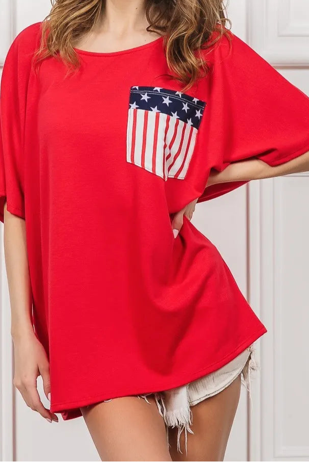 BiBi French Terry With Front Pocket Dolman Sleeves Top-Tops-Krush Kandy, Women's Online Fashion Boutique Located in Phoenix, Arizona (Scottsdale Area)