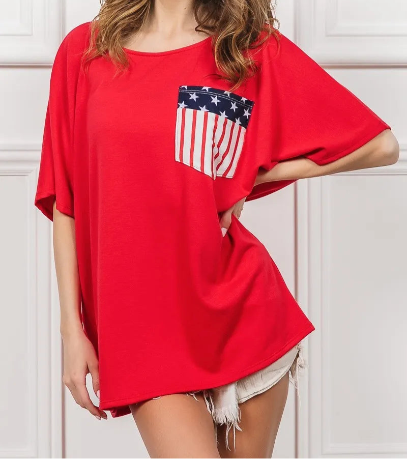 BiBi French Terry With Front Pocket Dolman Sleeves Top-Tops-Krush Kandy, Women's Online Fashion Boutique Located in Phoenix, Arizona (Scottsdale Area)