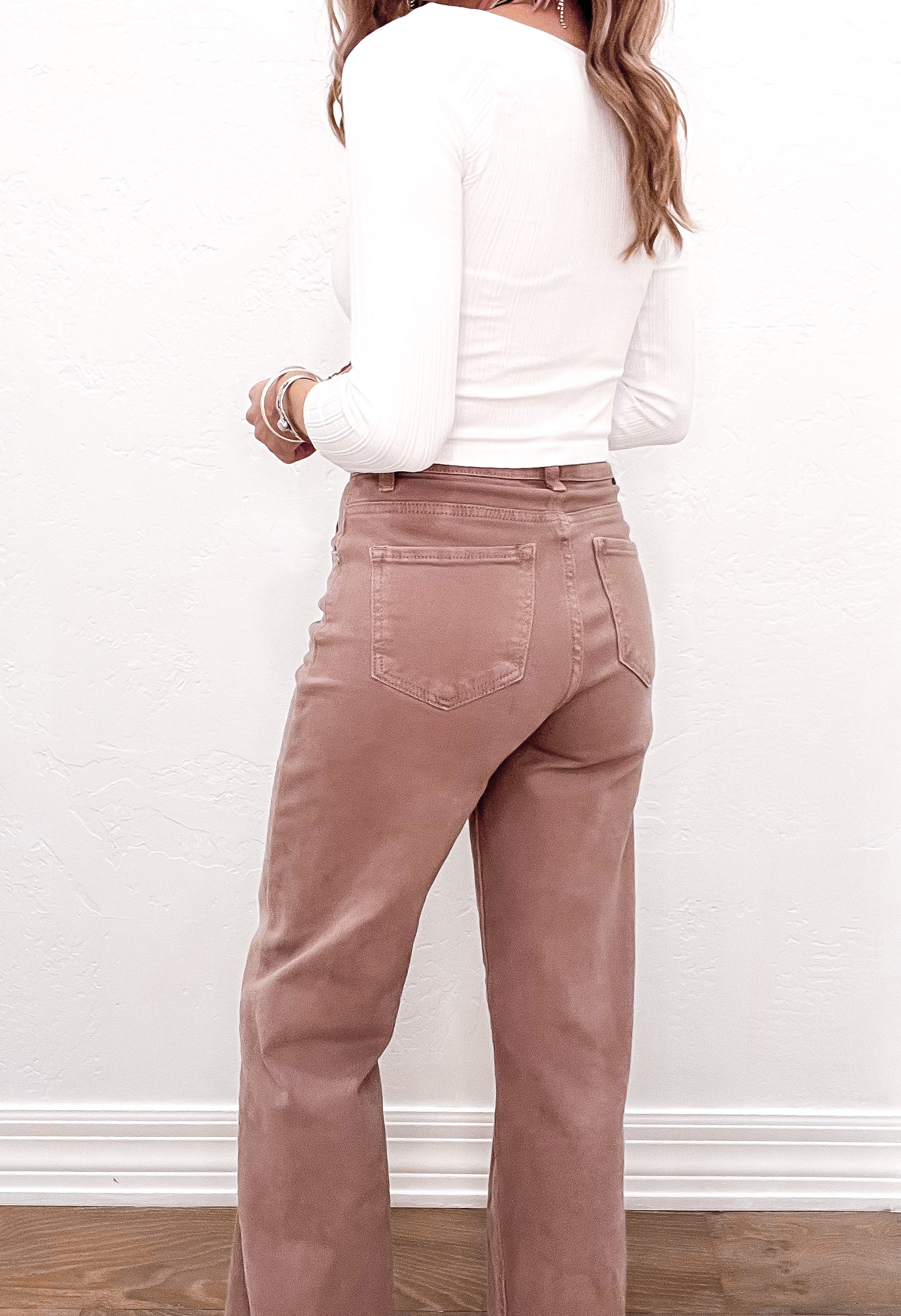 FALL RISEN High Rise Non Distressed 90's Wide Leg-Jeans-Krush Kandy, Women's Online Fashion Boutique Located in Phoenix, Arizona (Scottsdale Area)