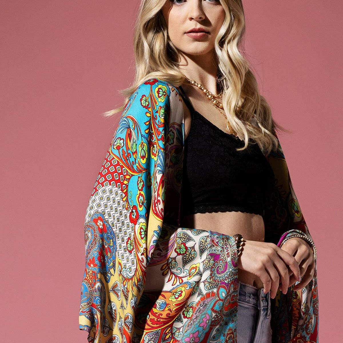 Valentina Kimono-Kimono-Krush Kandy, Women's Online Fashion Boutique Located in Phoenix, Arizona (Scottsdale Area)