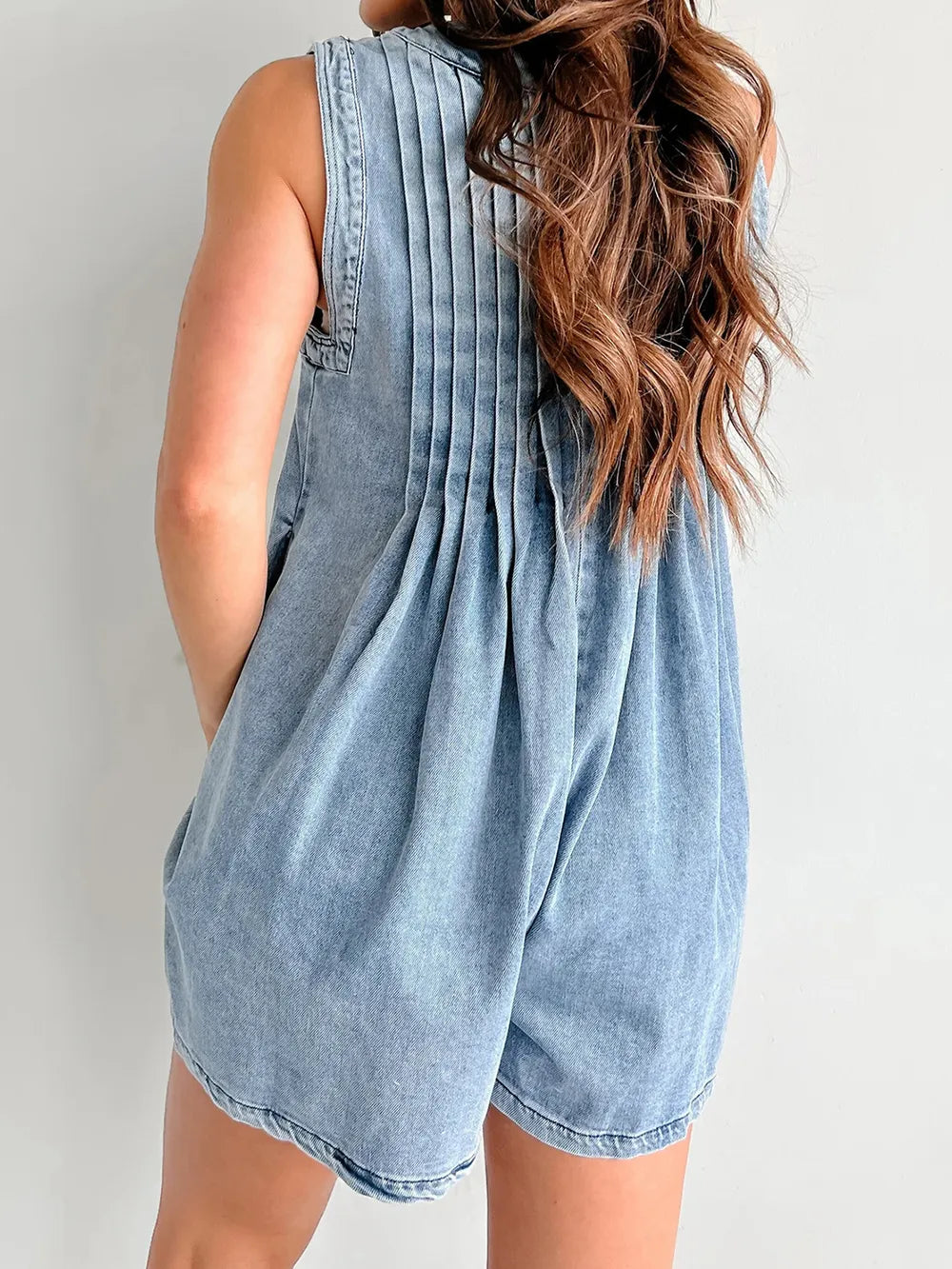 Tied Romper with Pockets-Jumpsuits & Rompers-Krush Kandy, Women's Online Fashion Boutique Located in Phoenix, Arizona (Scottsdale Area)