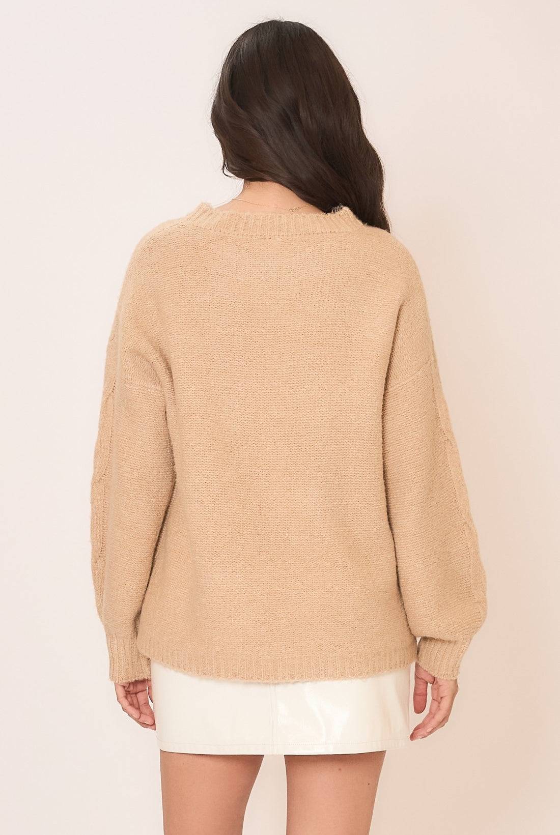 Soft Brushed Embroidered Bow Knit Sweater-Sweaters-Krush Kandy, Women's Online Fashion Boutique Located in Phoenix, Arizona (Scottsdale Area)