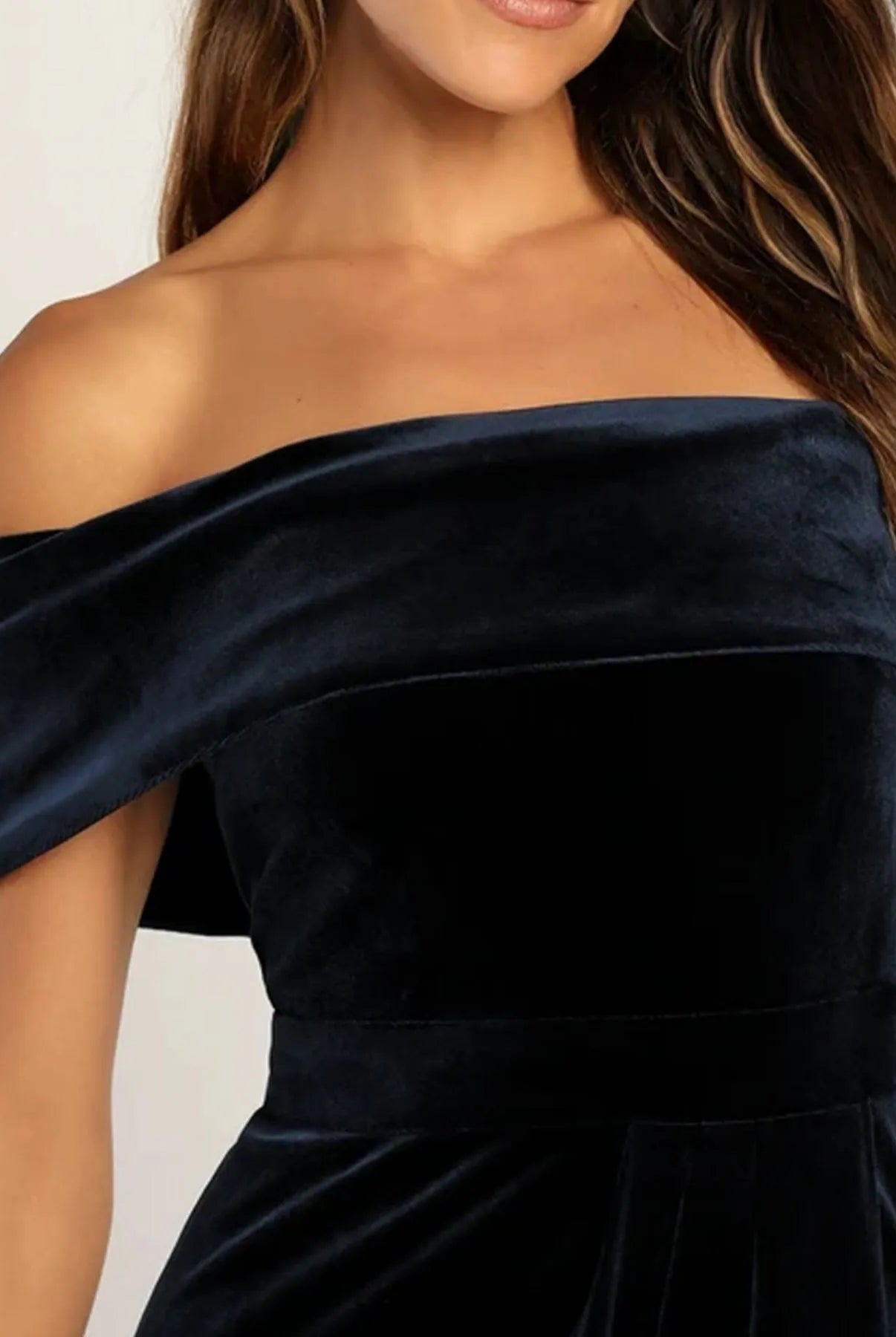 Off-Shoulder Wrap Dress with Side Slit-Dresses-Krush Kandy, Women's Online Fashion Boutique Located in Phoenix, Arizona (Scottsdale Area)