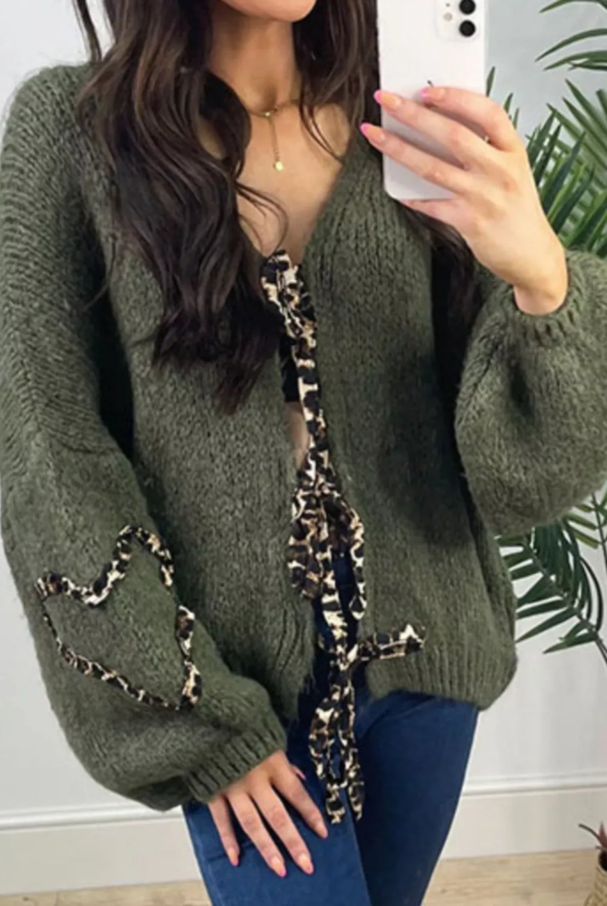 Tie Front Long Sleeve Sweater-Krush Kandy, Women's Online Fashion Boutique Located in Phoenix, Arizona (Scottsdale Area)