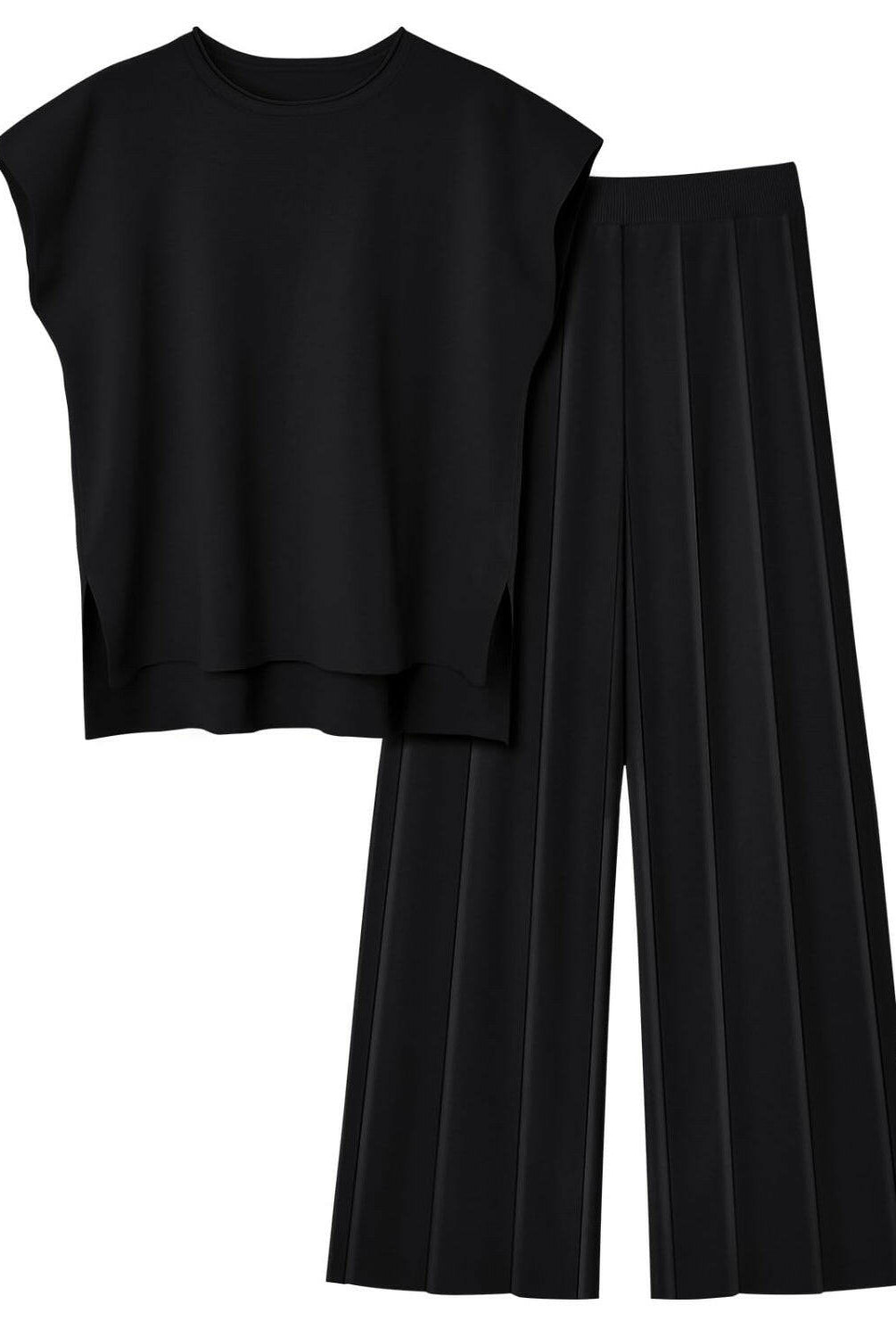 Best of Both Worlds Top and Pants Knit Set-Pants-Krush Kandy, Women's Online Fashion Boutique Located in Phoenix, Arizona (Scottsdale Area)