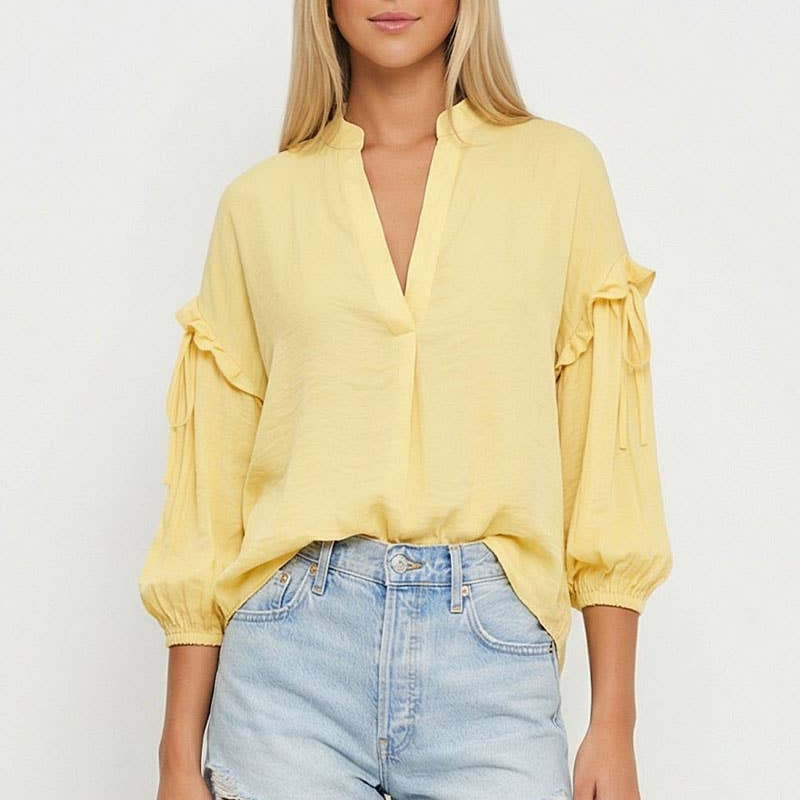 Balloon Sleeve Blouse