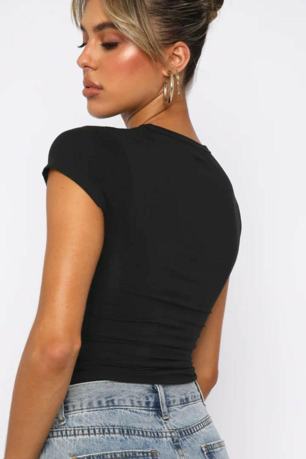 Crewneck Short Sleeve Tee-Krush Kandy, Women's Online Fashion Boutique Located in Phoenix, Arizona (Scottsdale Area)
