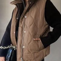 Lux Quilted Puffer Vest-Jackets-Krush Kandy, Women's Online Fashion Boutique Located in Phoenix, Arizona (Scottsdale Area)