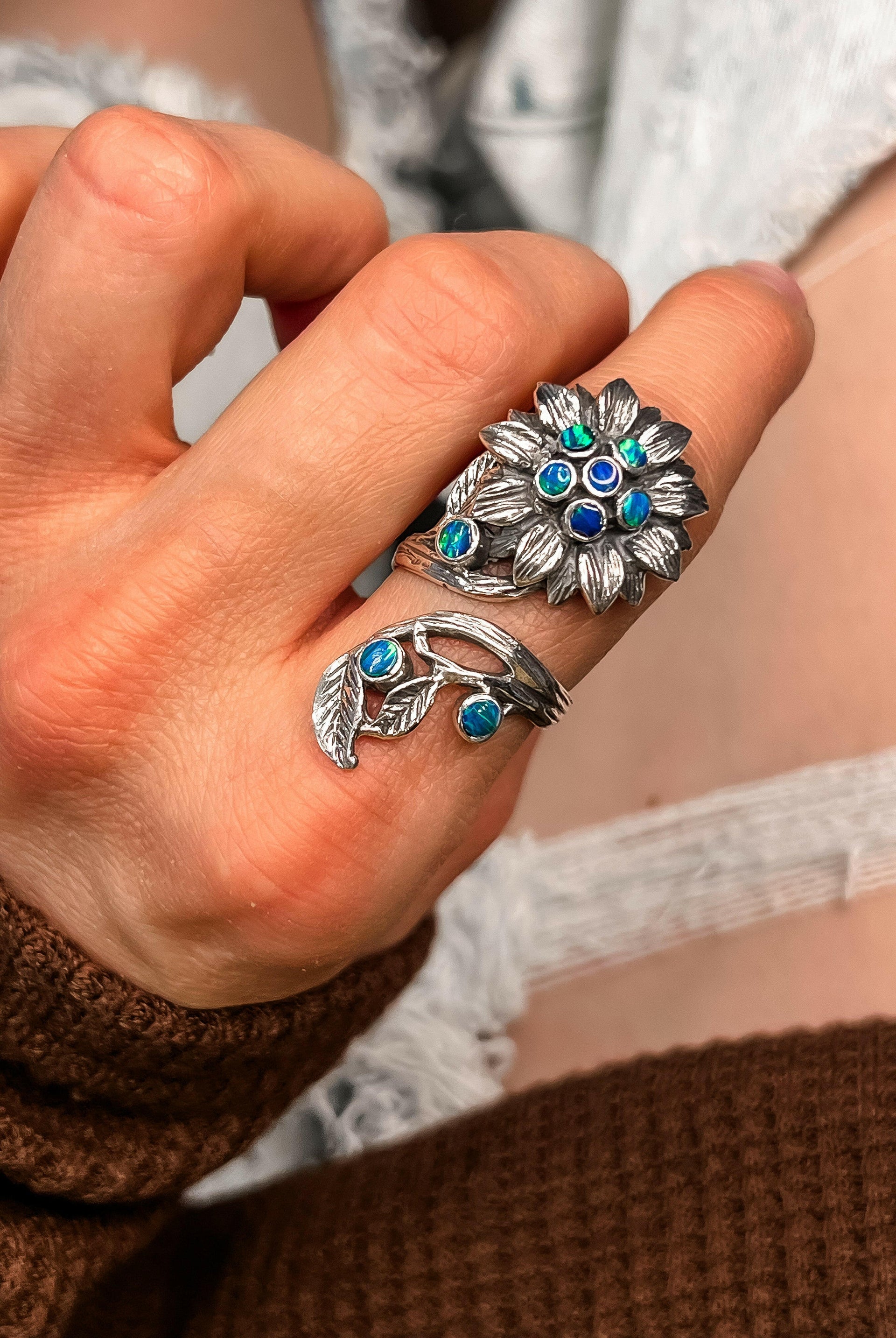 Flowers In Bloom Ring-Cluster Rings-Krush Kandy, Women's Online Fashion Boutique Located in Phoenix, Arizona (Scottsdale Area)