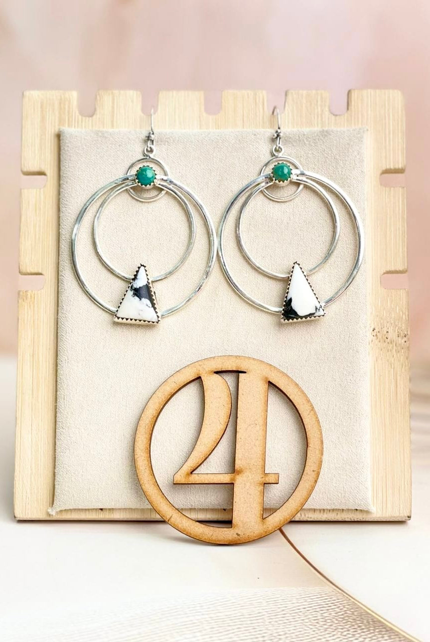 Triad Hoop Earrings sno 39-Earrings-Krush Kandy, Women's Online Fashion Boutique Located in Phoenix, Arizona (Scottsdale Area)