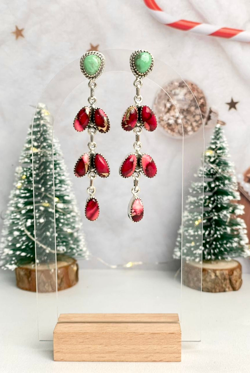 Dahlia's Muse Stone Drop Earrings-Earrings-Krush Kandy, Women's Online Fashion Boutique Located in Phoenix, Arizona (Scottsdale Area)